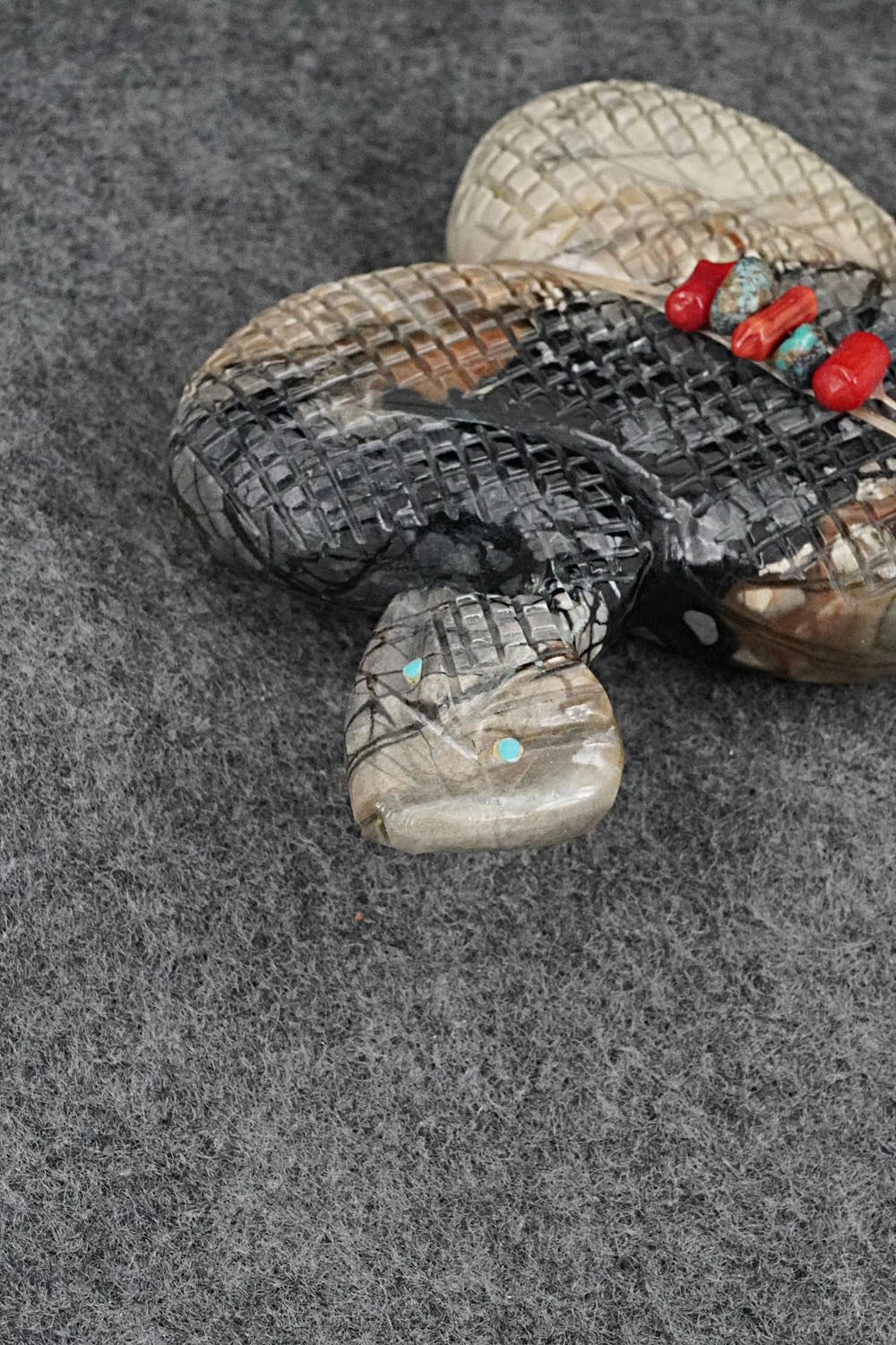 Rattlesnake Zuni Fetish Carving - Paulette & Farlan Quam