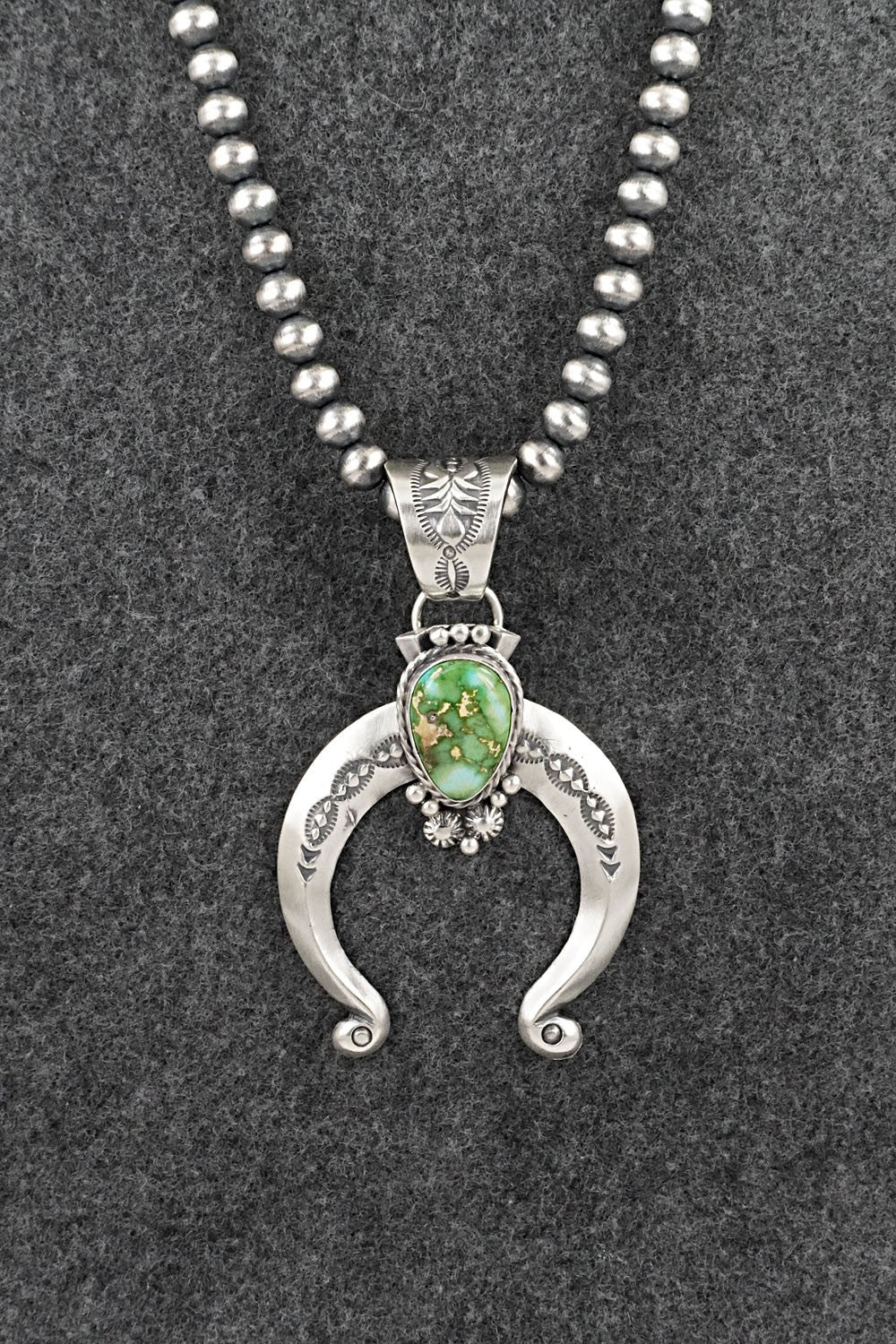 Turquoise & Sterling Silver Necklace - Samuel Yellowhair