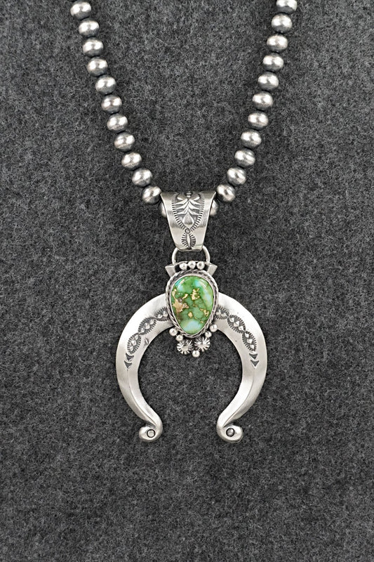Turquoise & Sterling Silver Necklace - Samuel Yellowhair