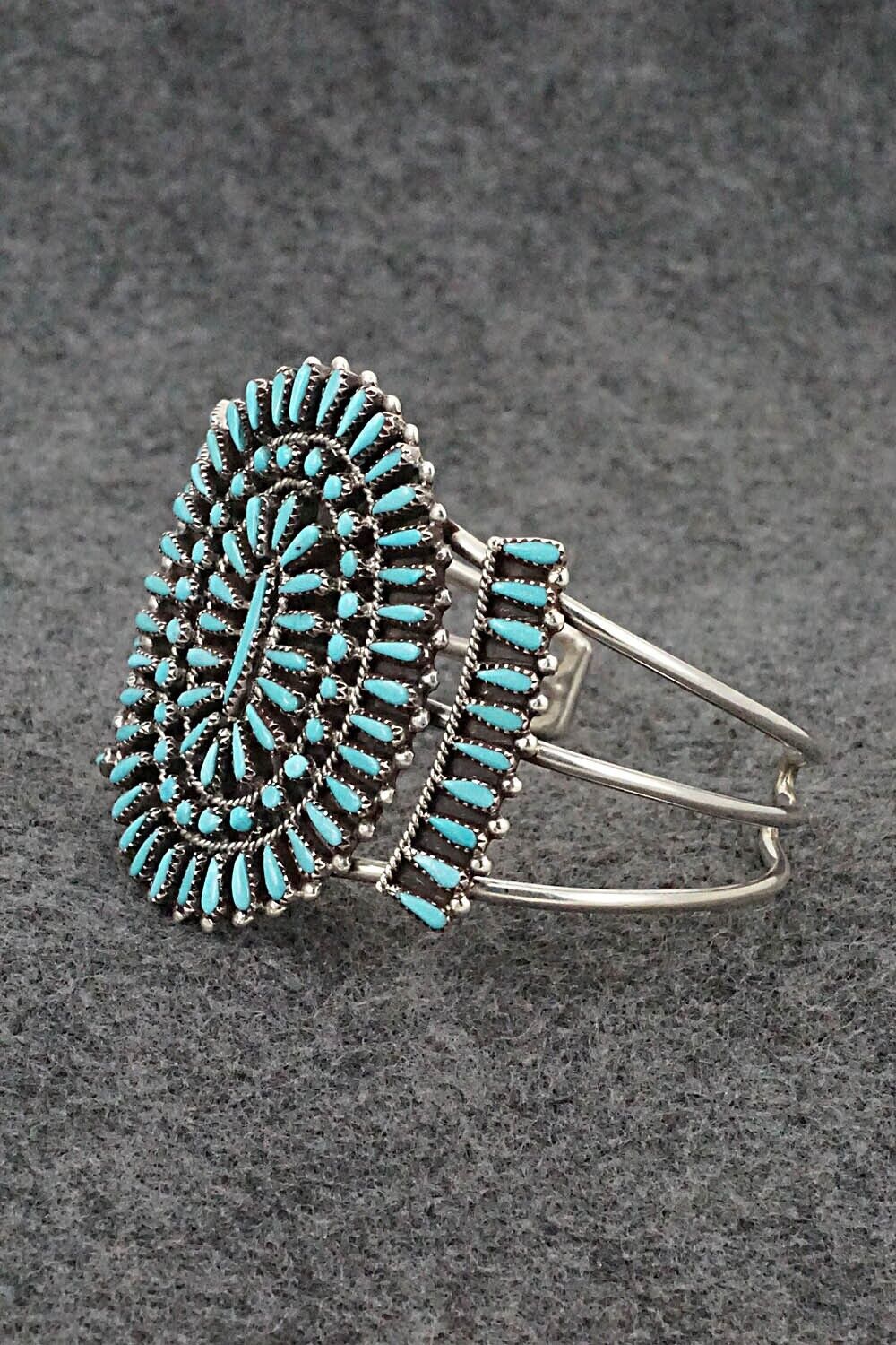 Turquoise & Sterling Silver Bracelet - Judy Wallace