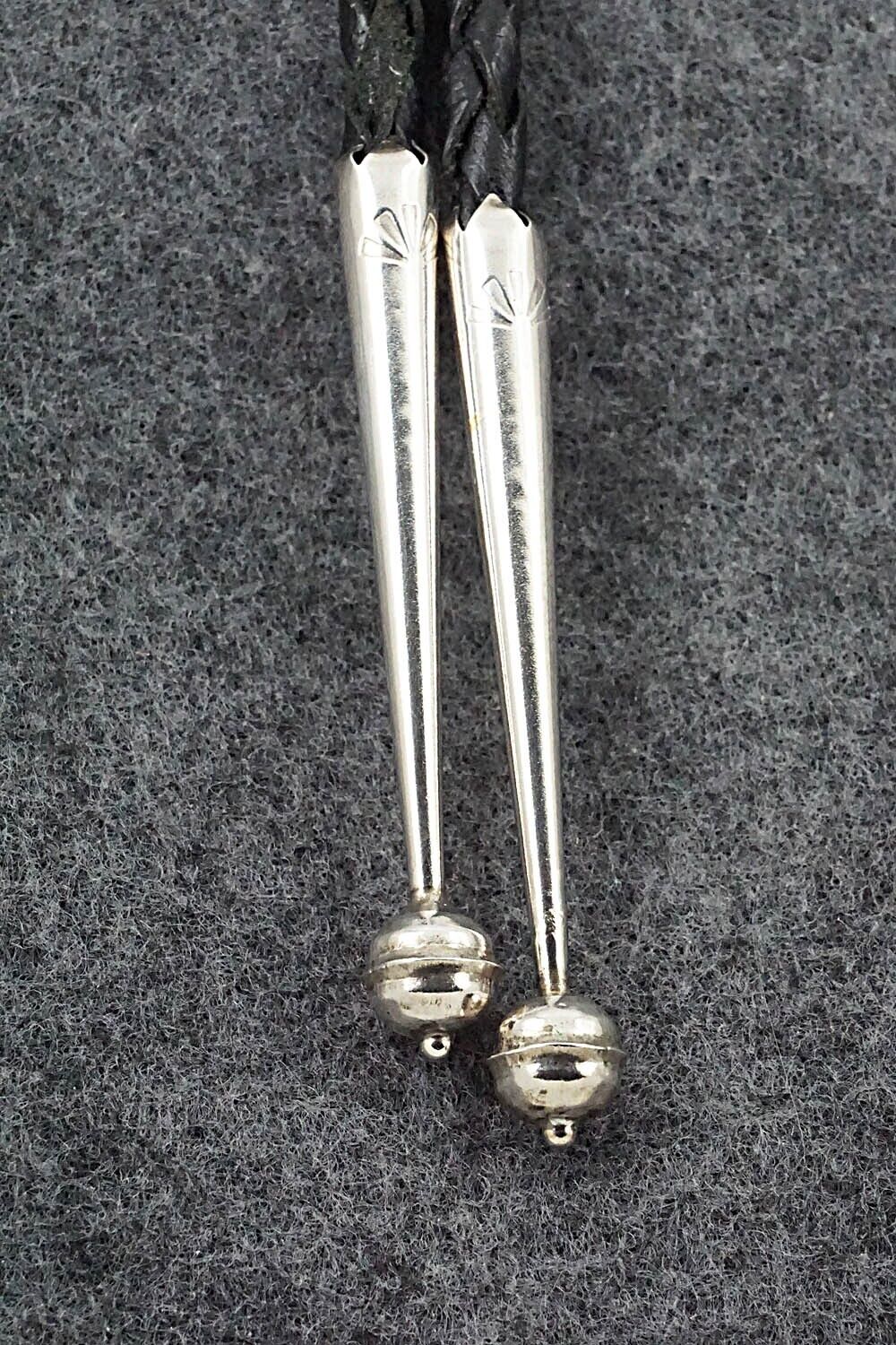 Multi Stone & Sterling Silver Bolo Tie & Belt Buckle Set - Gladys Lamy