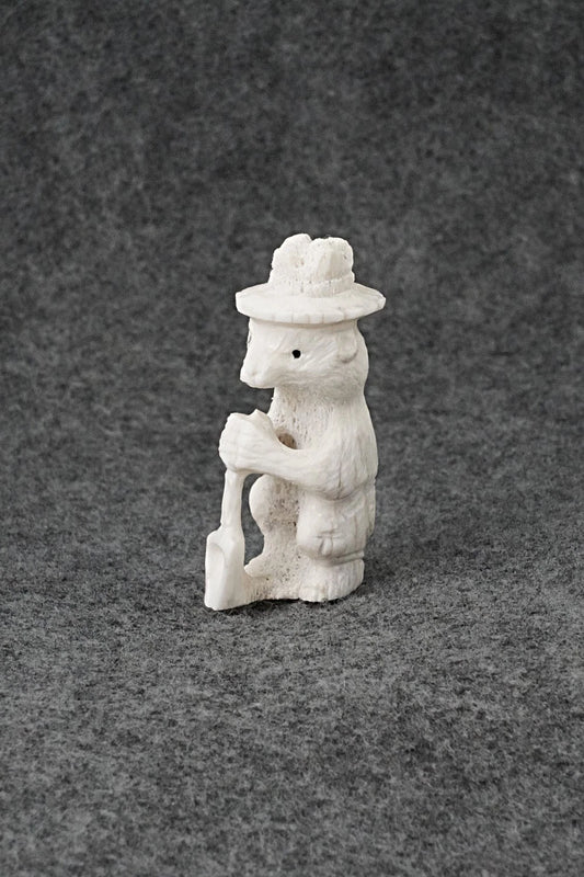 Smokey Bear Zuni Fetish Carving - Chris Peina