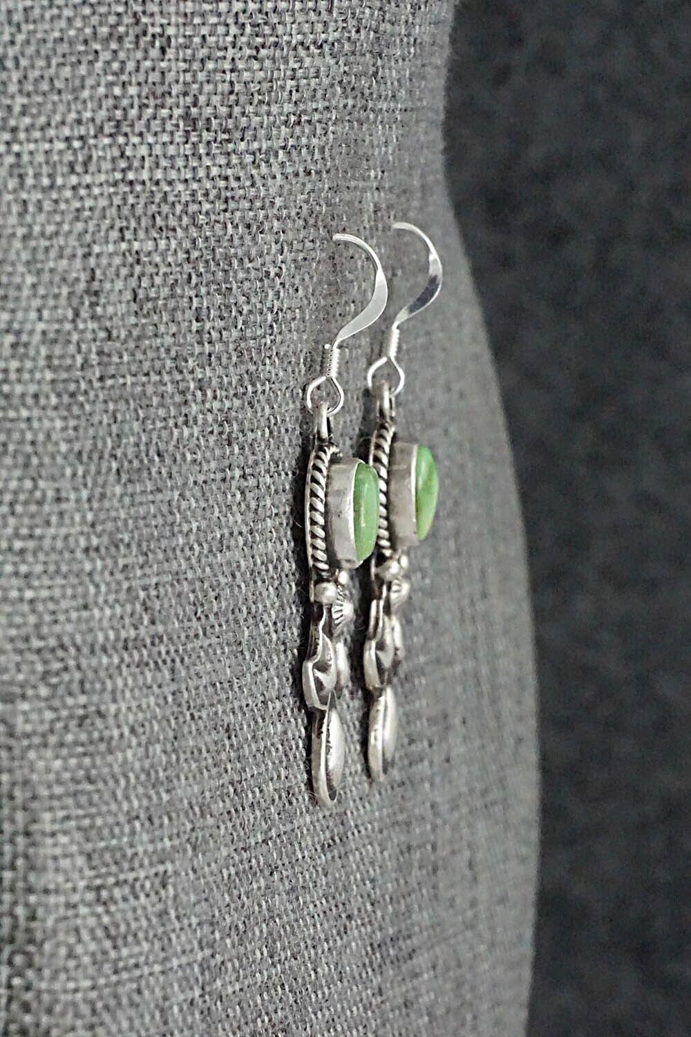 Turquoise & Sterling Silver Earrings - Verley Betone