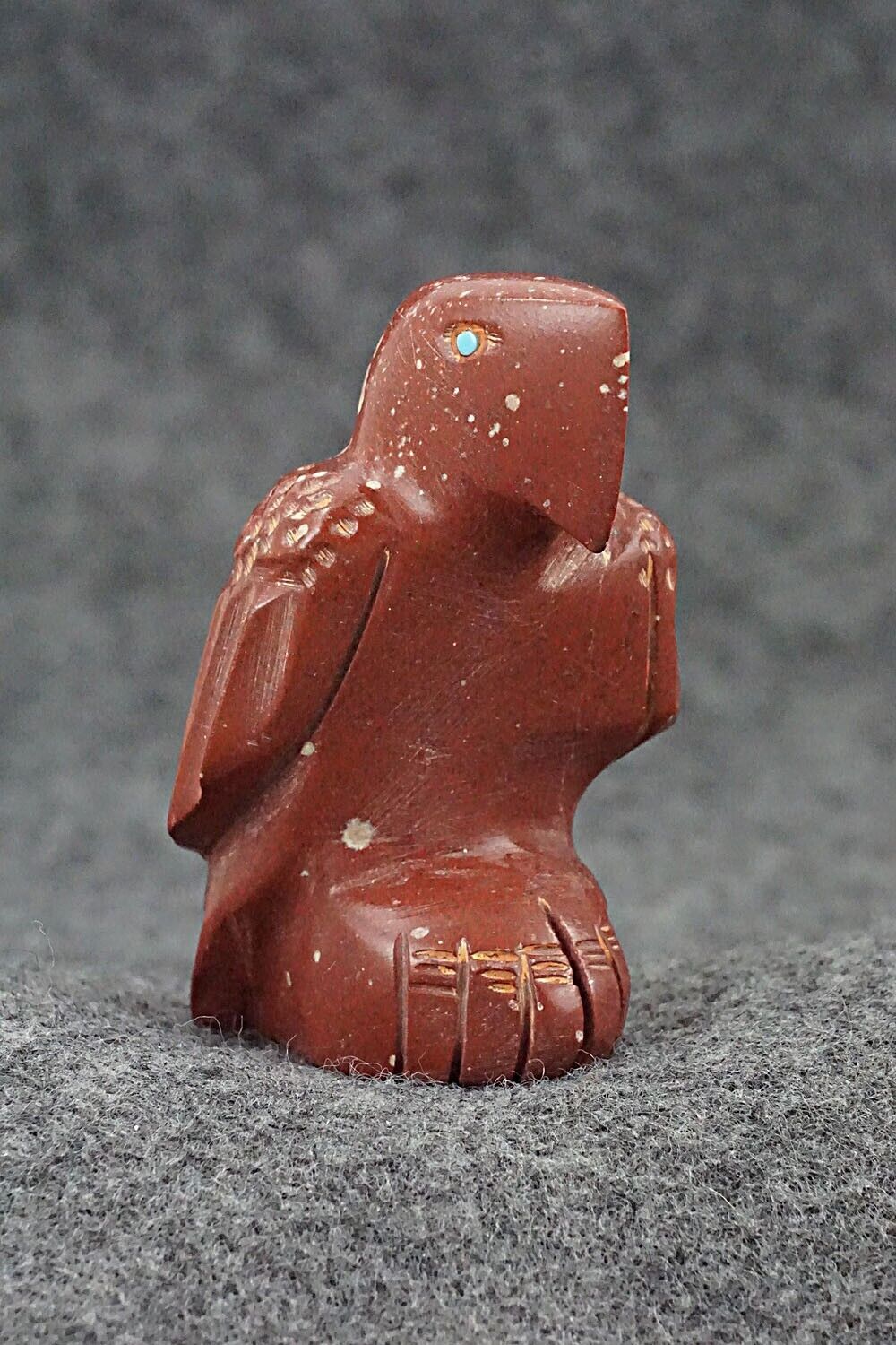 Eagle Zuni Fetish Carving - Gilbert Lonjose