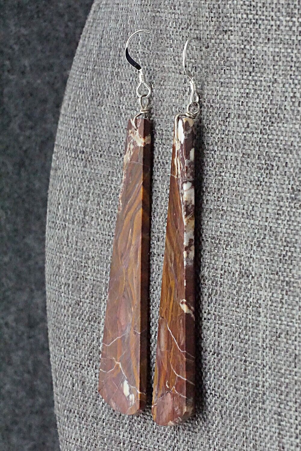 Wild Horse & Sterling Silver Earrings - Francis Garcia