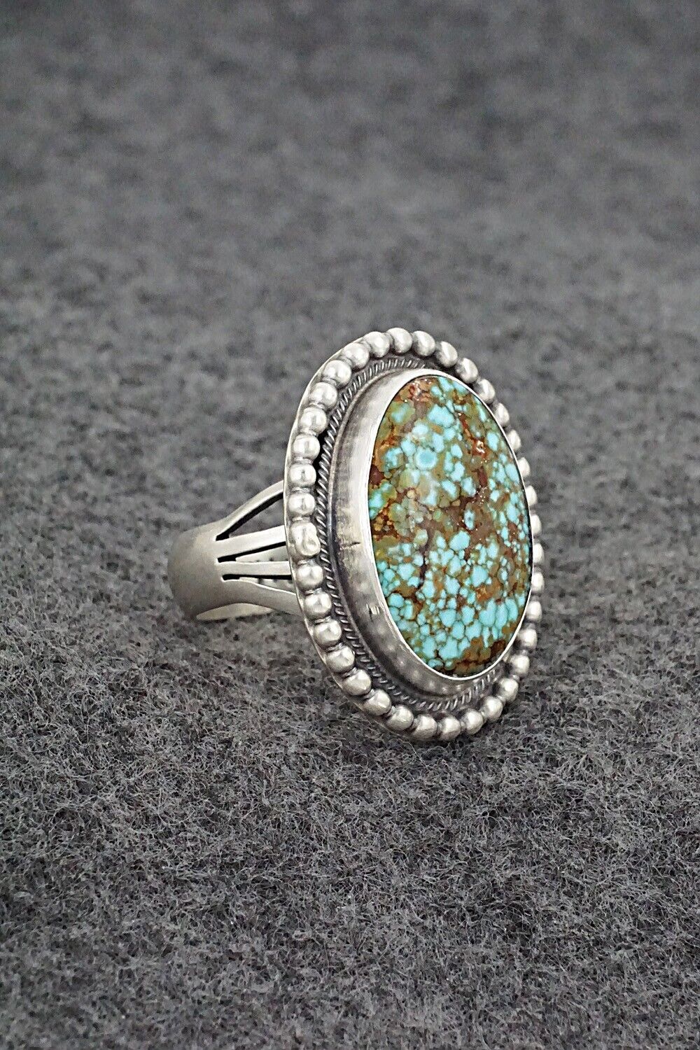 Turquoise & Sterling Silver Ring - Marita Benally - Size 9