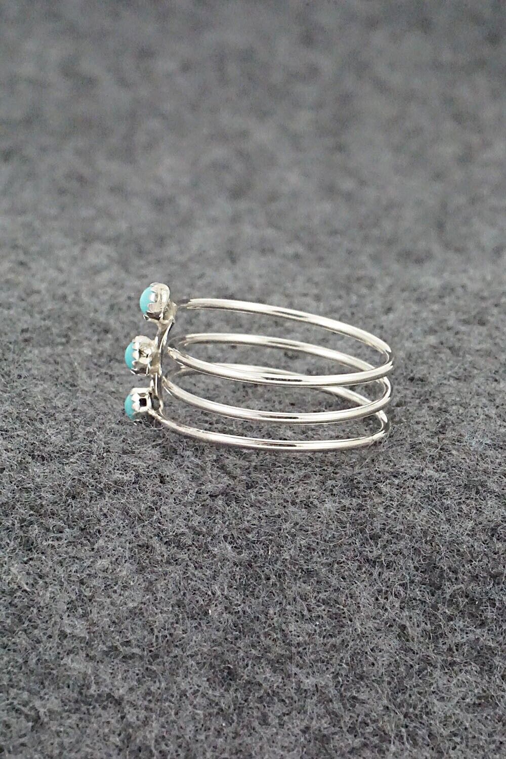 Turquoise & Sterling Silver Ring - Dorothy Yazzie - Size 9