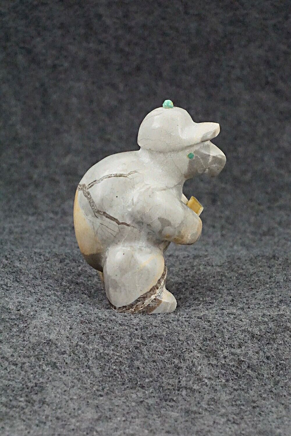 Turtle Zuni Fetish Carving - Enrike Leekya
