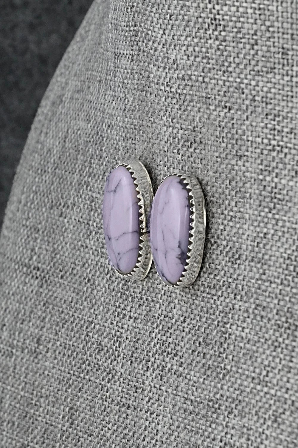 Morado & Sterling Silver Earrings - Murray Hannaweeka