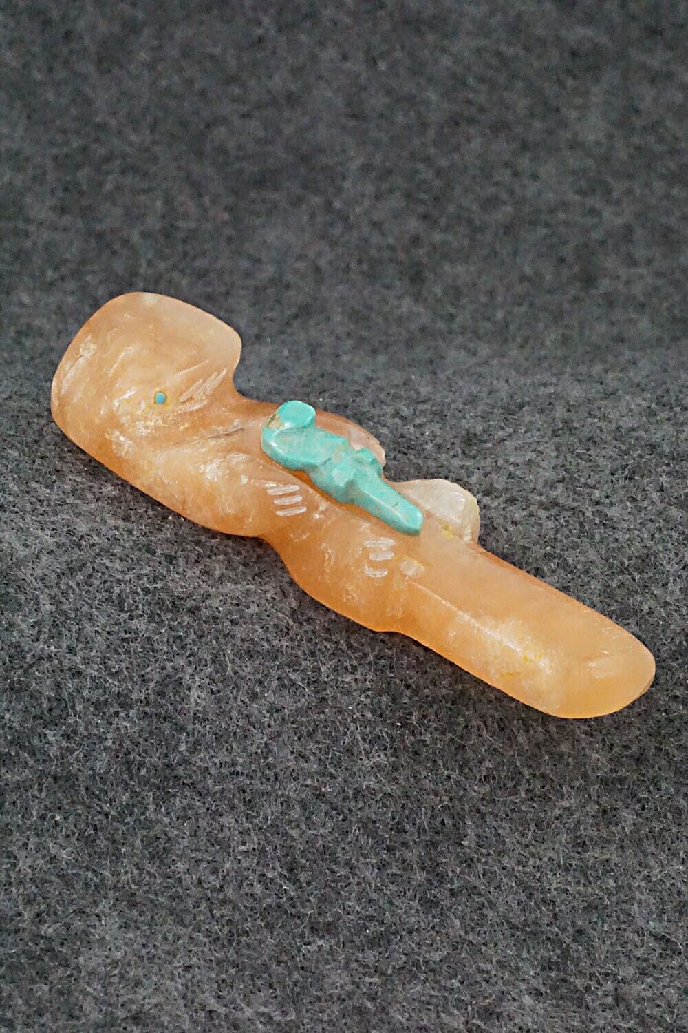 Otter and Pup Zuni Fetish Carving - Brandon Phillips