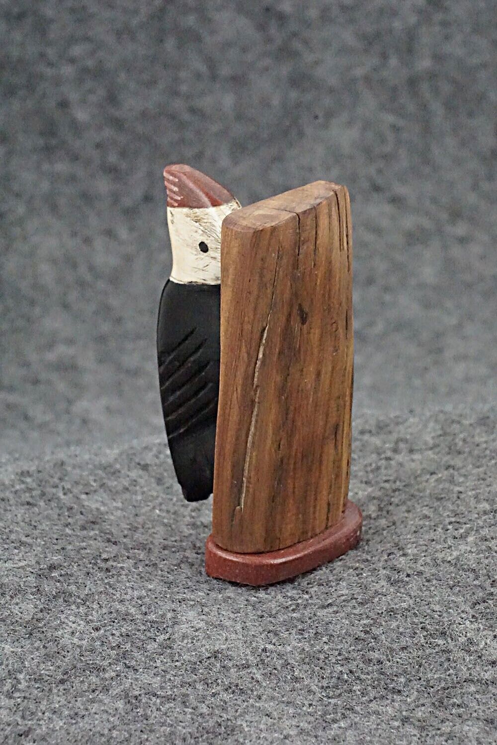 Woodpecker Zuni Fetish Carving - Justin Red Elk