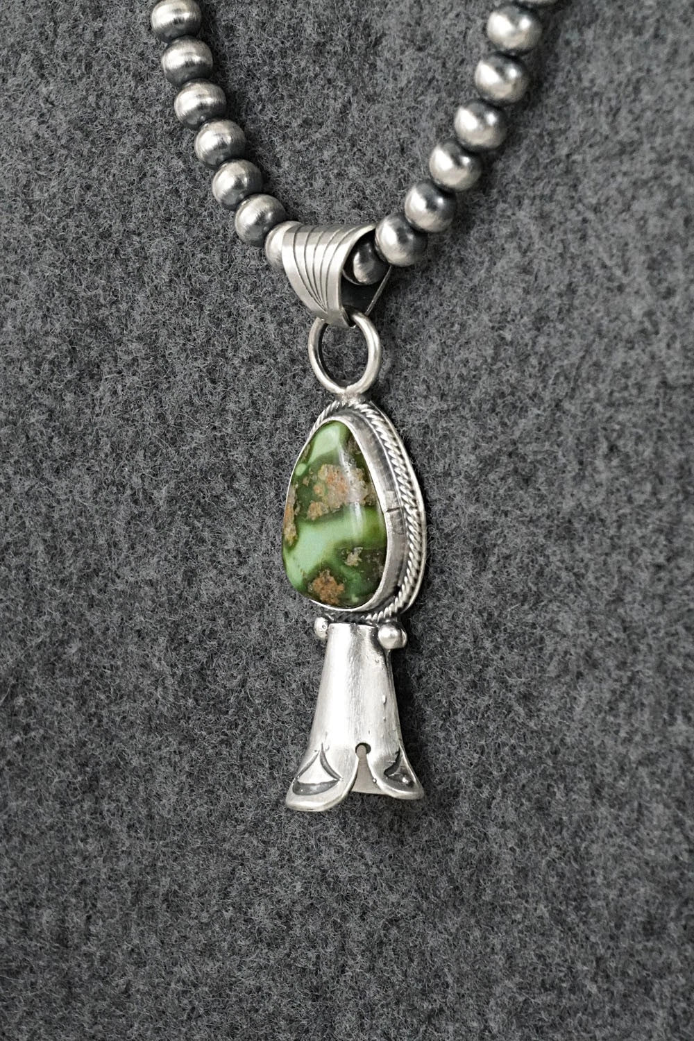 Turquoise & Sterling Silver Necklace - Sharon McCarthy