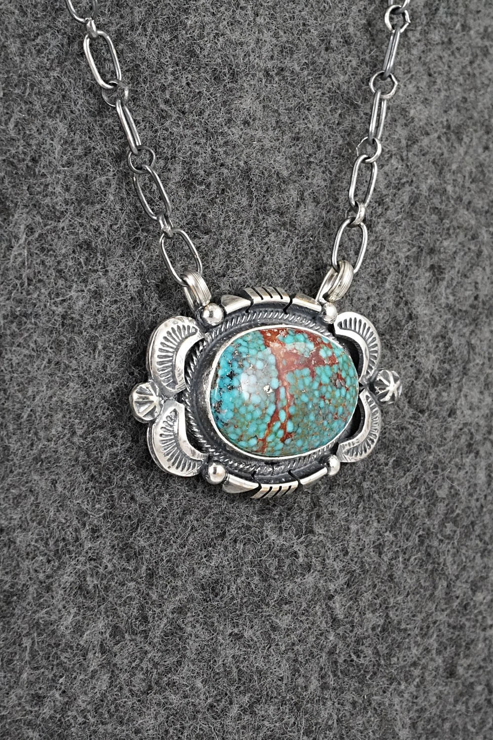 Turquoise & Sterling Silver Necklace - Daniel Benally