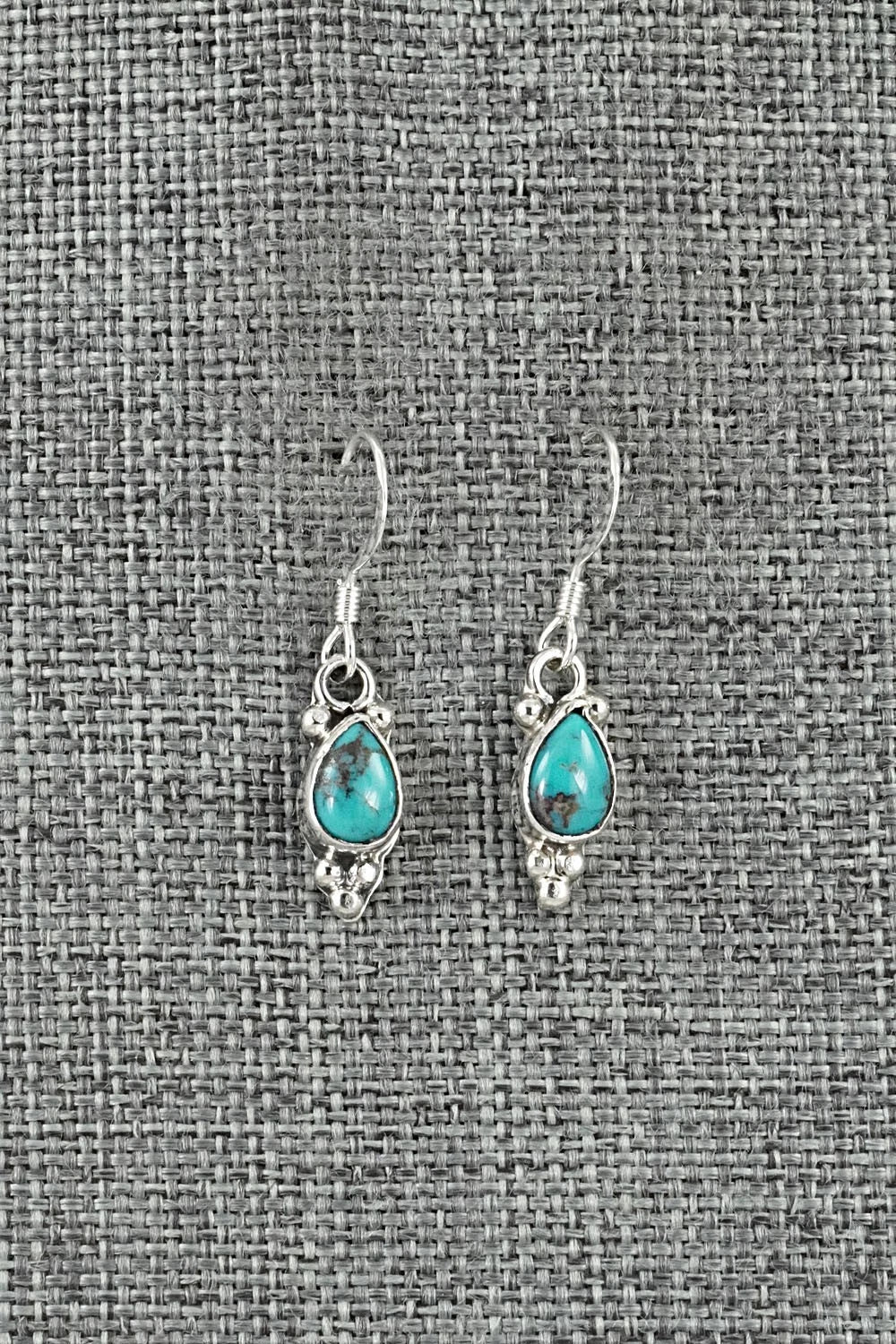 Turquoise and Sterling Silver Earrings - Sharon McCarthy