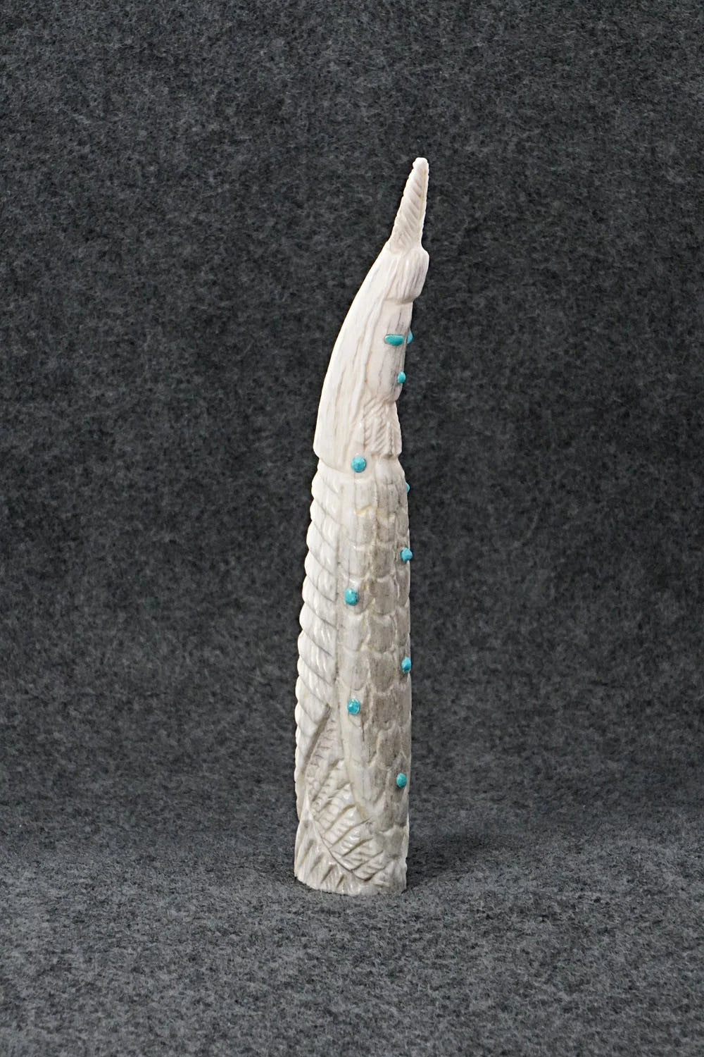Corn Maiden Zuni Fetish Carving - Garrick Weeka
