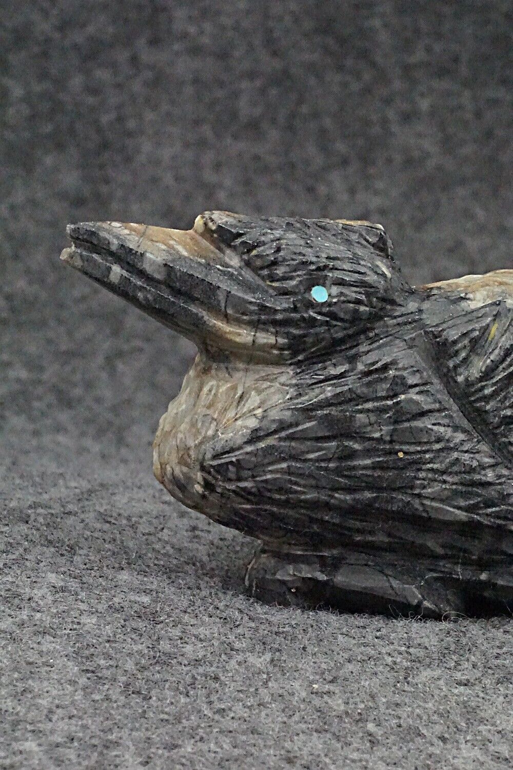 Roadrunner Zuni Fetish Carving - Tony Mackel