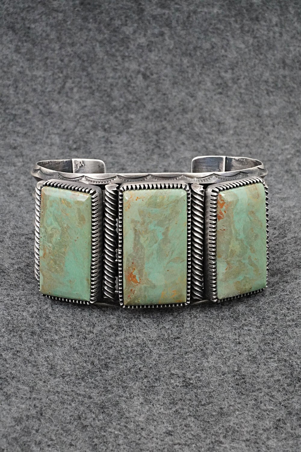 Turquoise & Sterling Silver Bracelet - Mark Yazzie