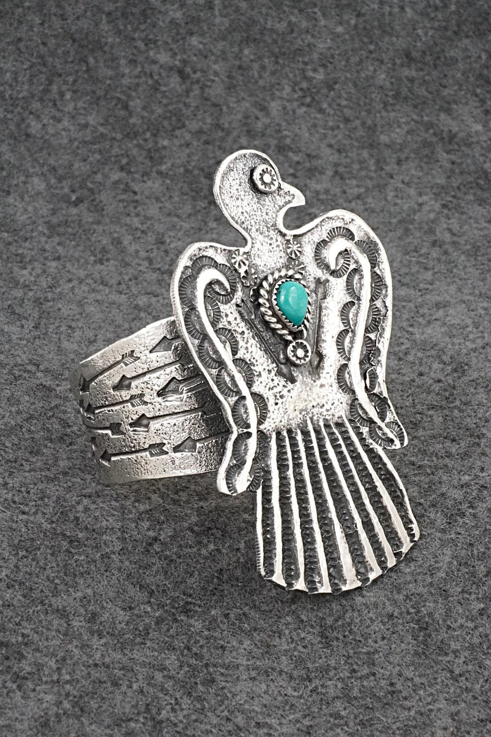 Turquoise & Sterling Silver Bracelet - Delbert Arviso