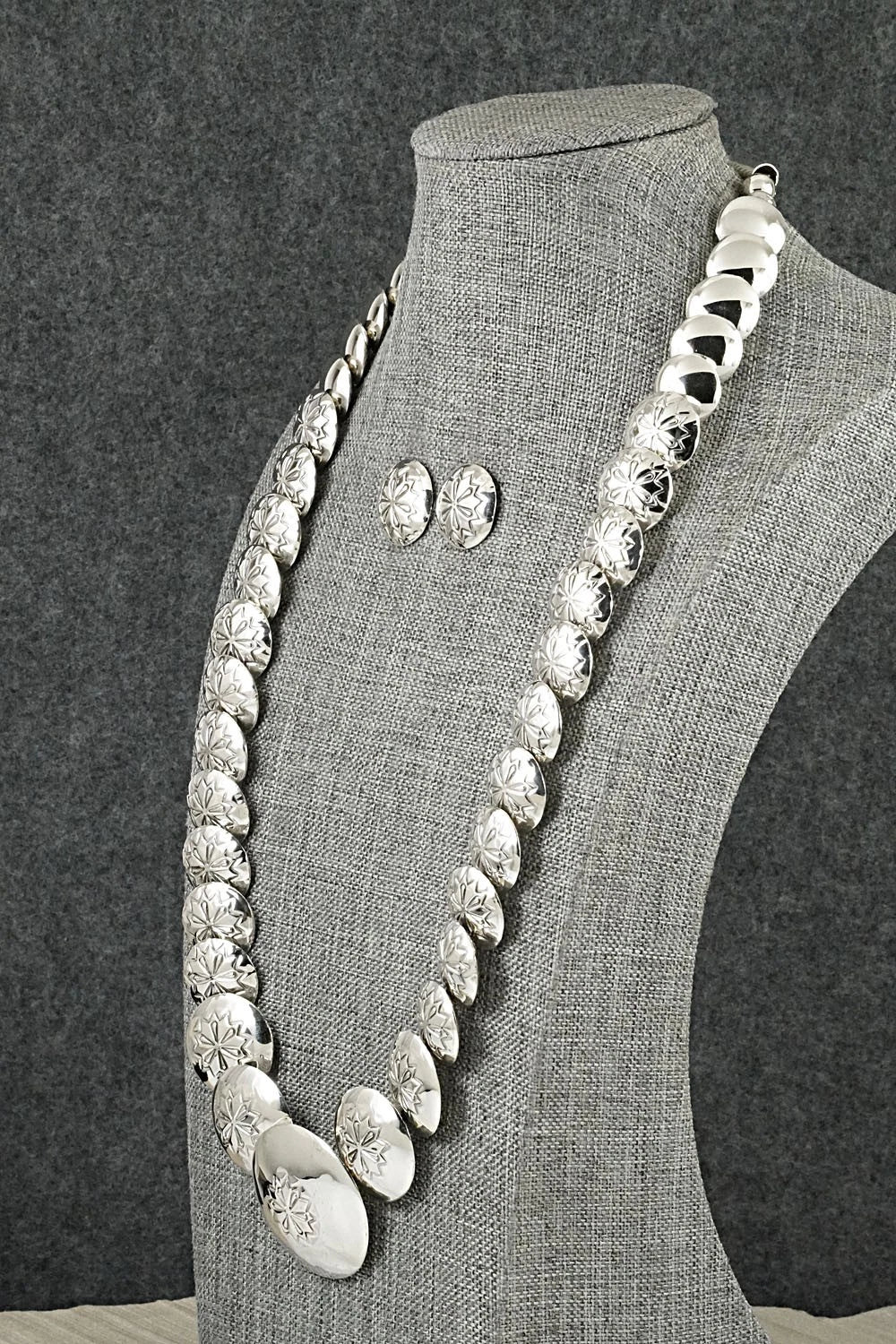 Sterling Silver Necklace and Earrings Set - Tim Thompson