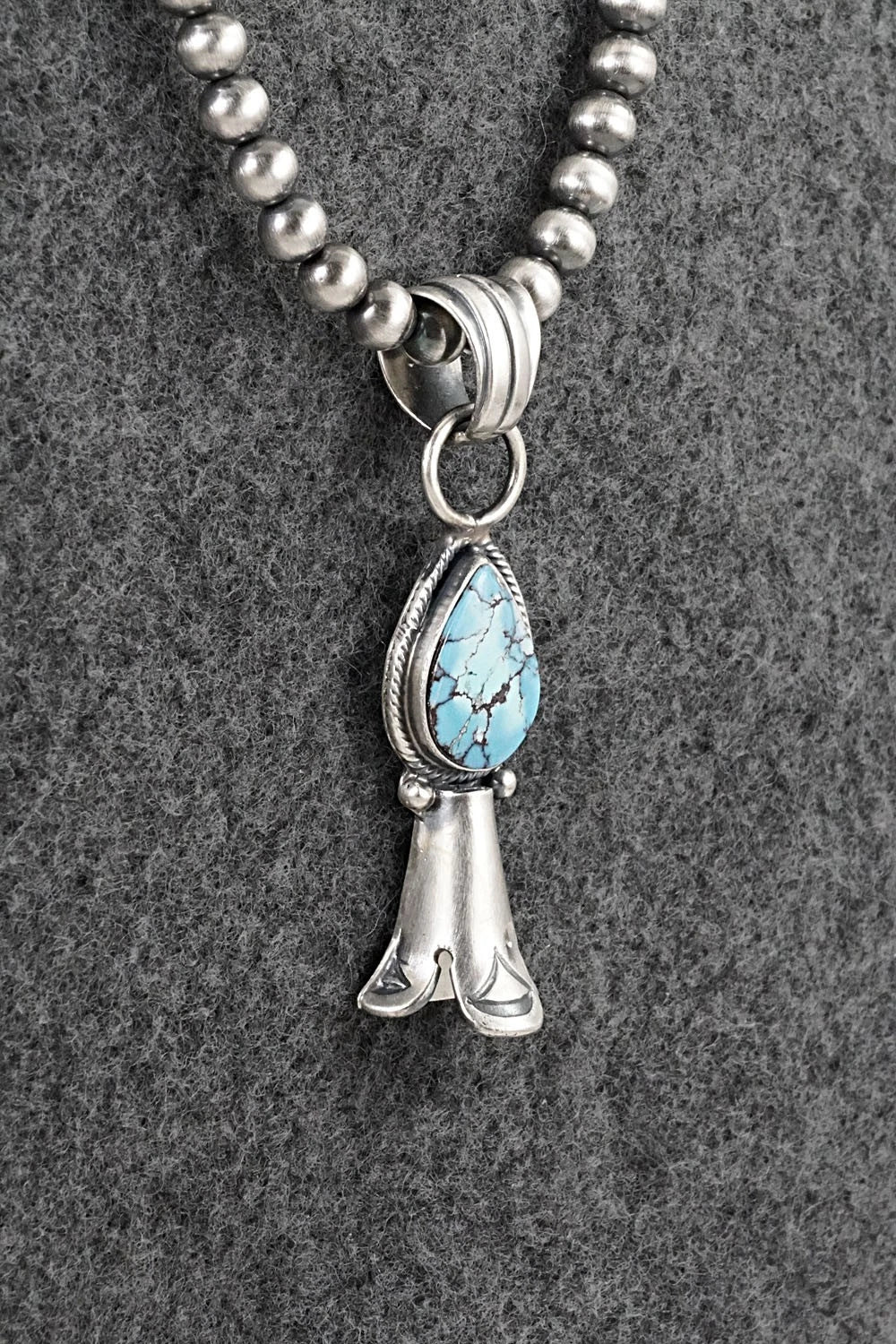 Turquoise & Sterling Silver Necklace - Sharon McCarthy
