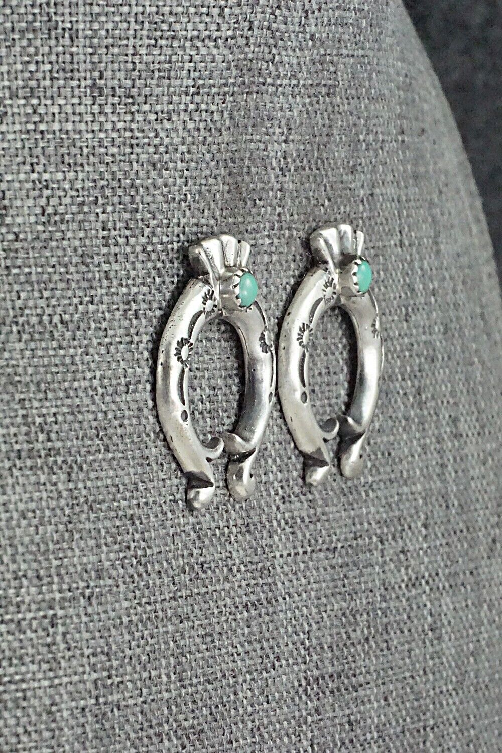 Turquoise & Sterling Silver Earrings - Paige Gordon