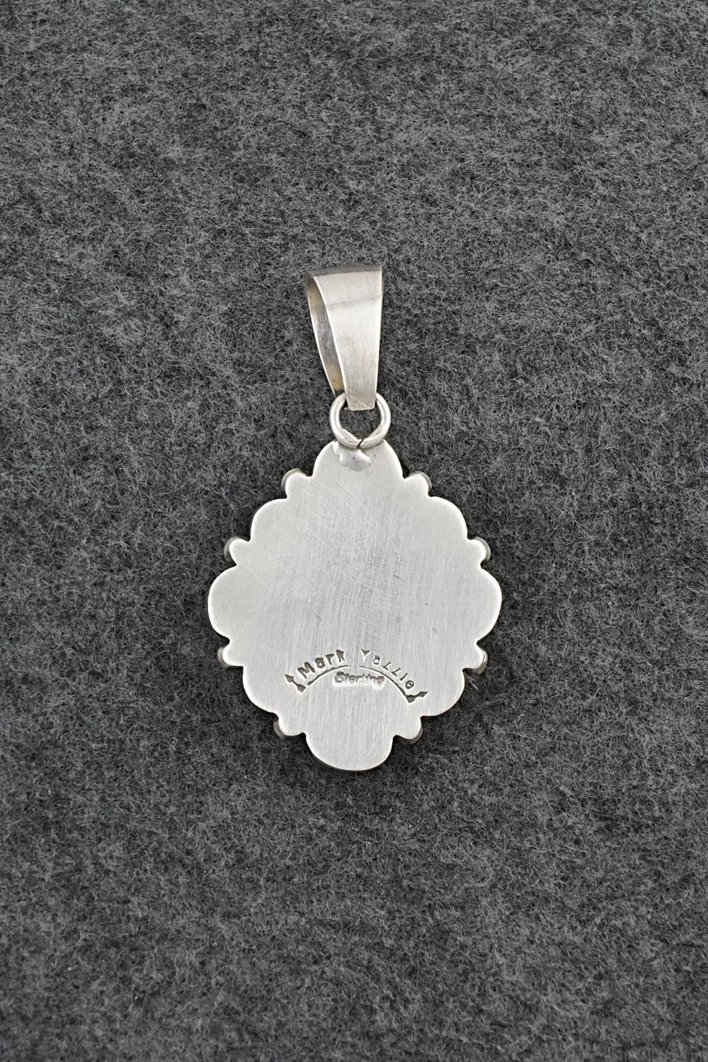 Turquoise & Sterling Silver Pendant - Mark Yazzie