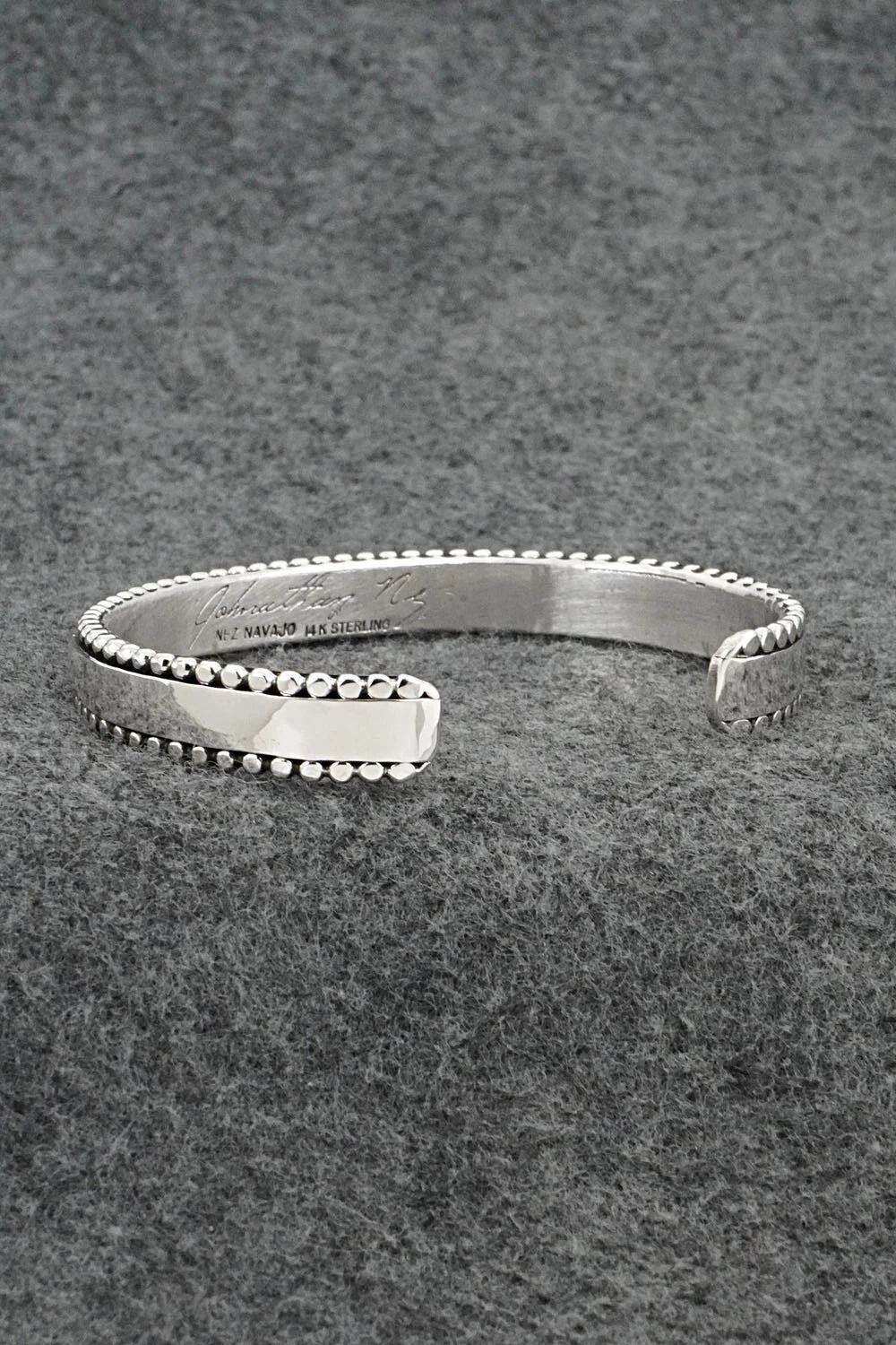 Sterling Silver and 14k Gold Bracelet - Jonathan Nez
