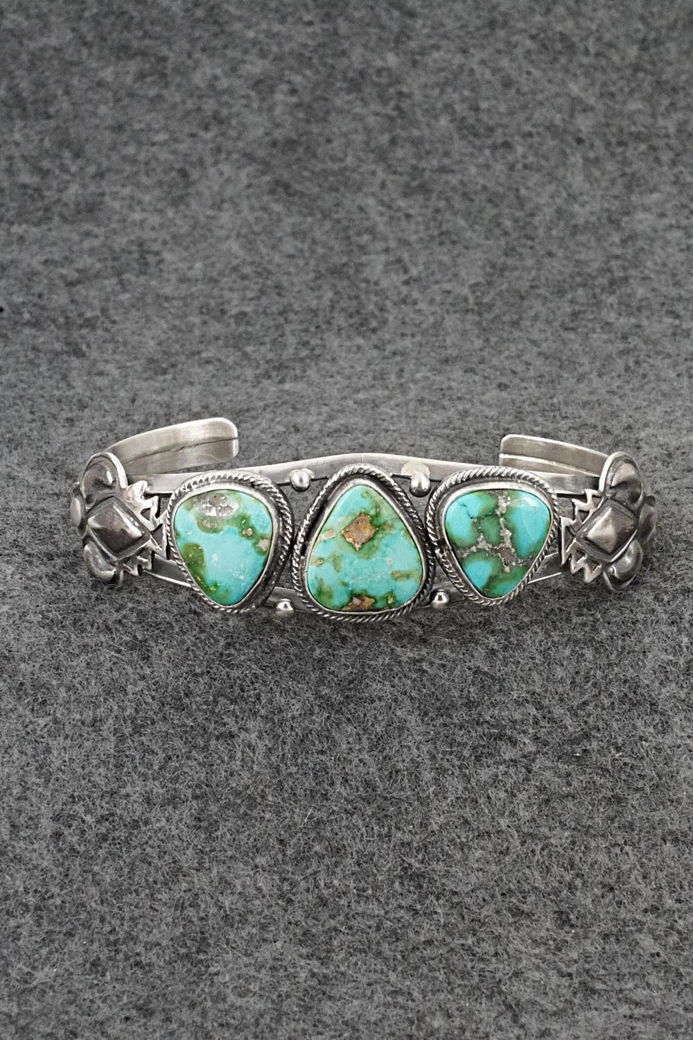 Turquoise & Sterling Silver Bracelet - Sharon McCarthy
