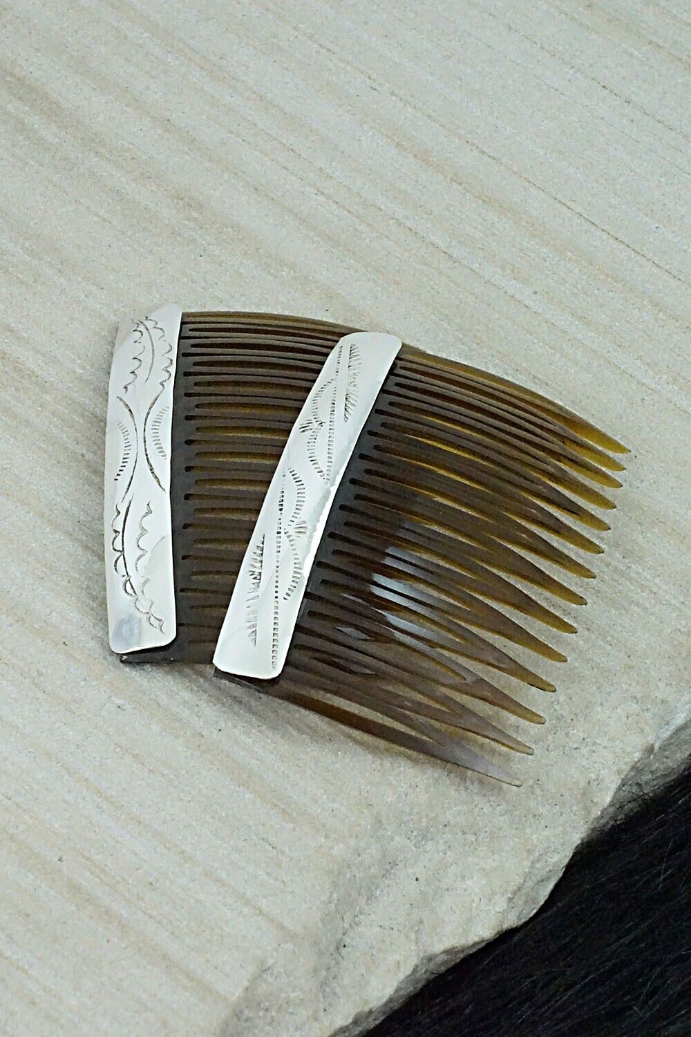 Sterling Silver Hair Combs - Randall Dalgai