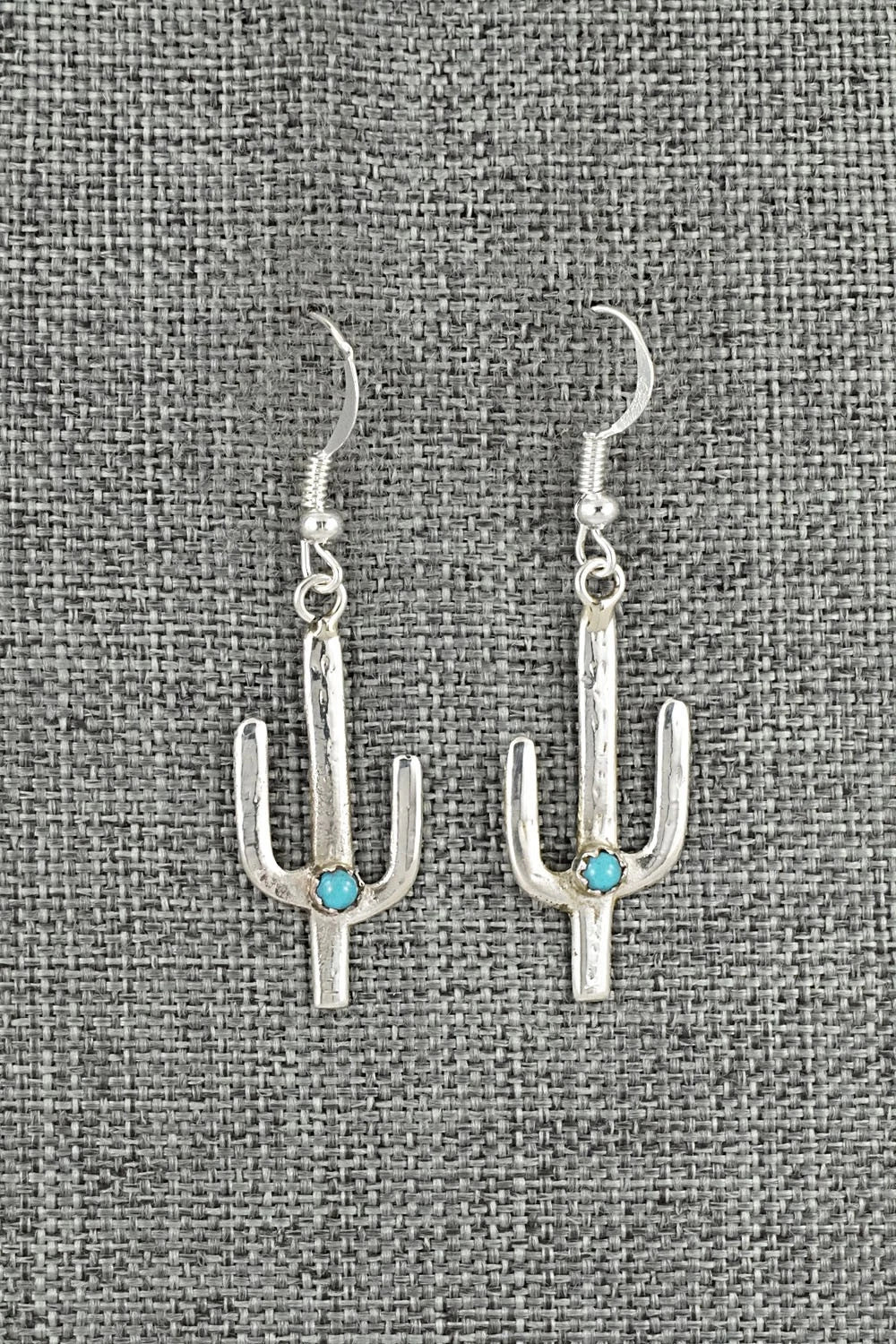 Turquoise & Sterling Silver Earrings - Lorraine Chee
