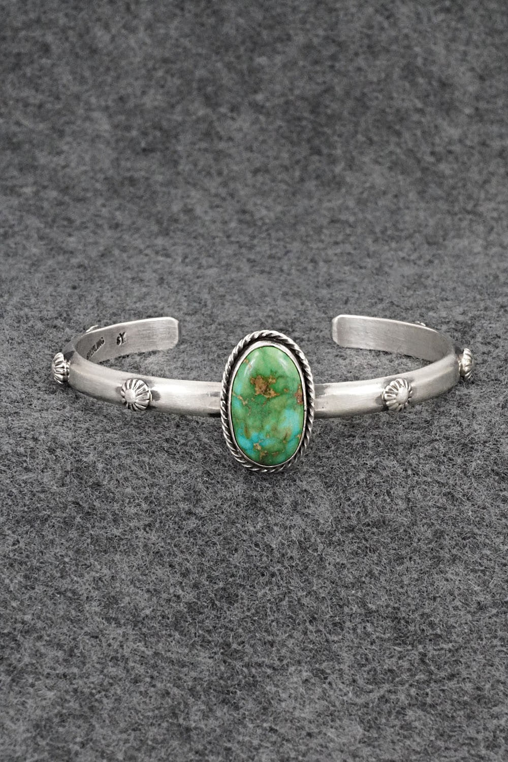 Turquoise & Sterling Silver Bracelet - Samuel Yellowhair