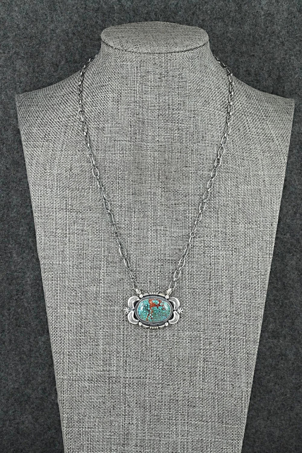 Turquoise & Sterling Silver Necklace - Daniel Benally