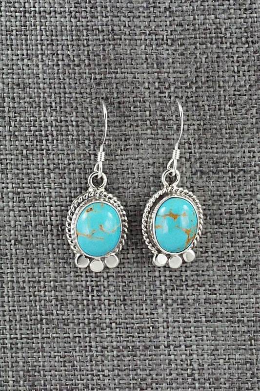 Turquoise and Sterling Silver Earrings - Sharon McCarthy