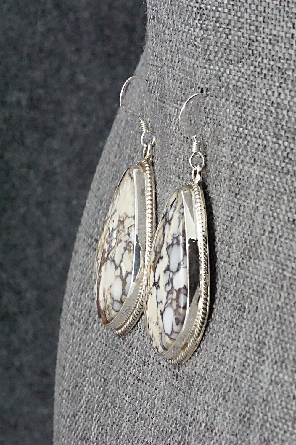 Wild Horse & Sterling Silver Earrings - Annie Spencer