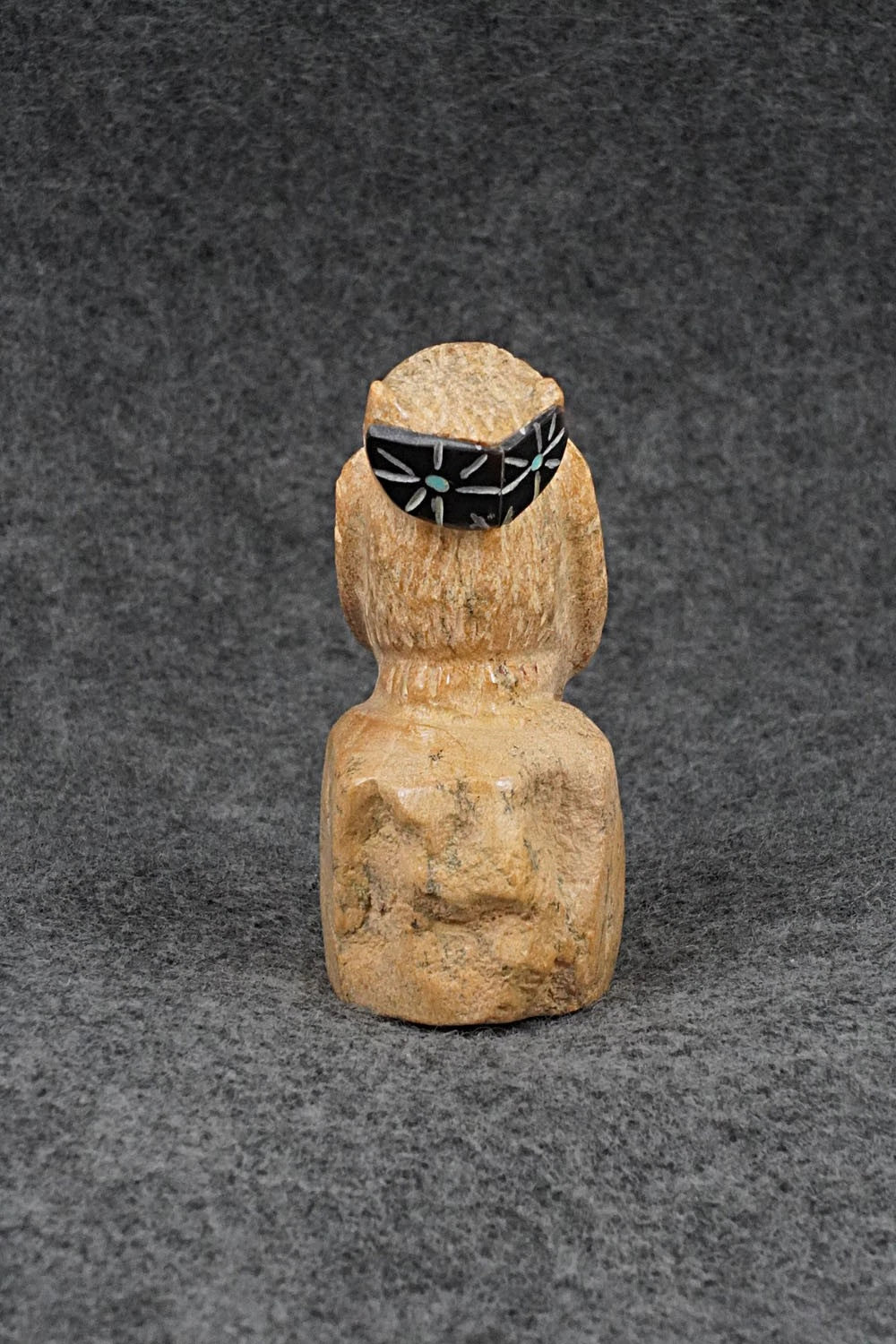Owl Zuni Fetish Carving - Freddie Leekya