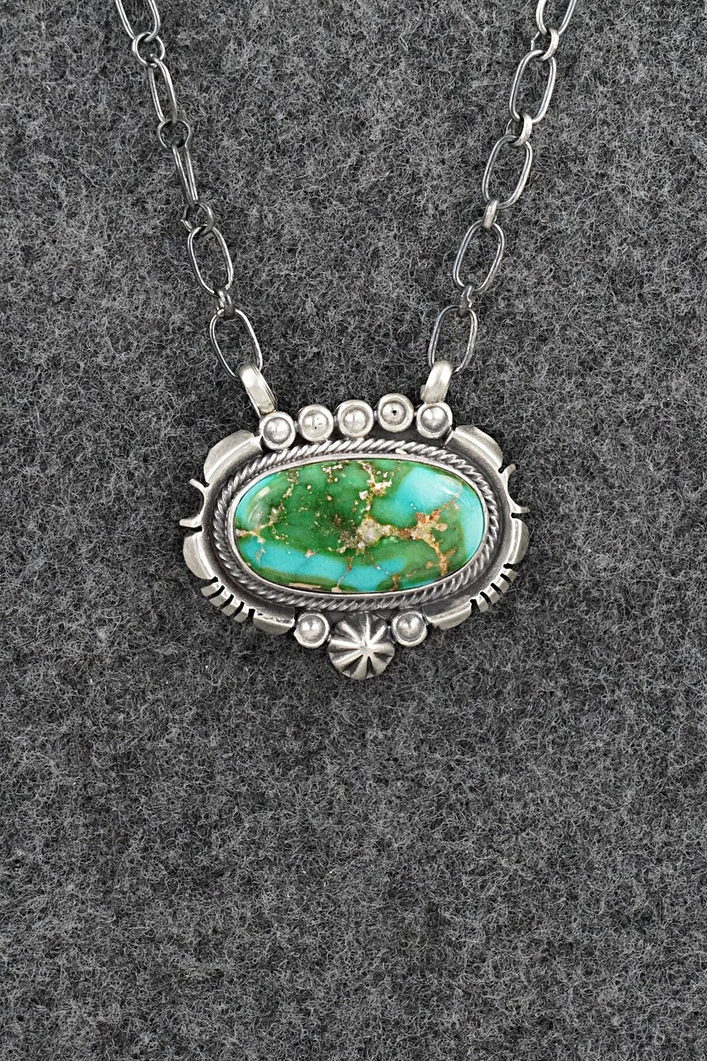 Turquoise & Sterling Silver Necklace - Daniel Benally