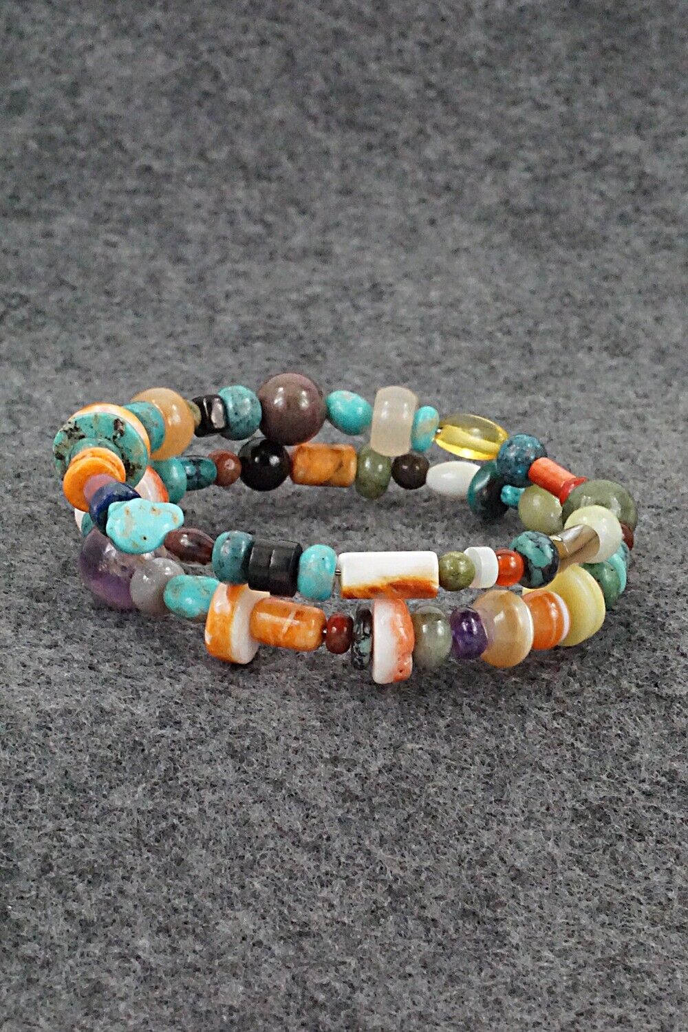 Multi-Stone Beaded Bracelet - Helen Tsosie