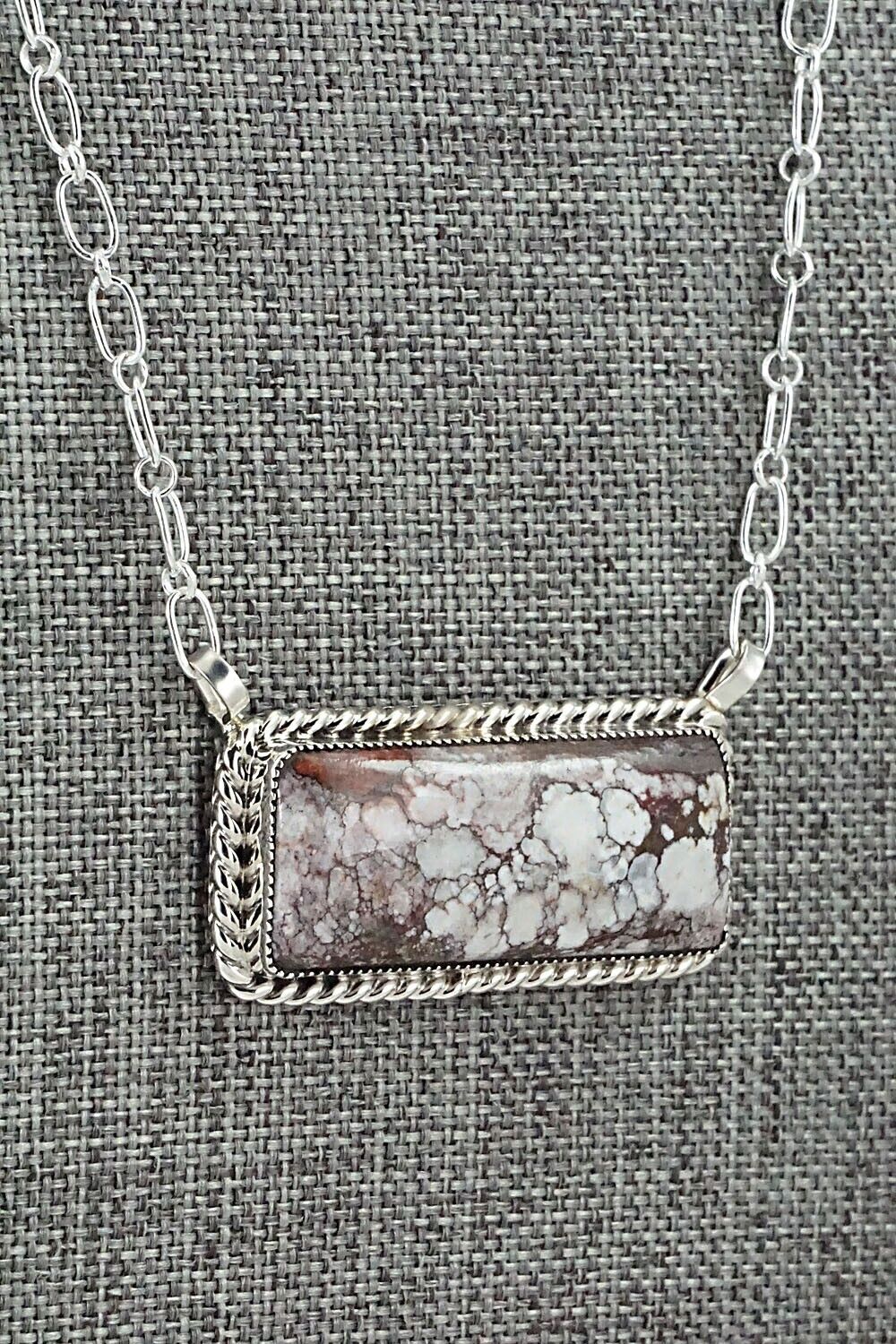 Wild Horse & Sterling Silver Necklace - Angie Platero