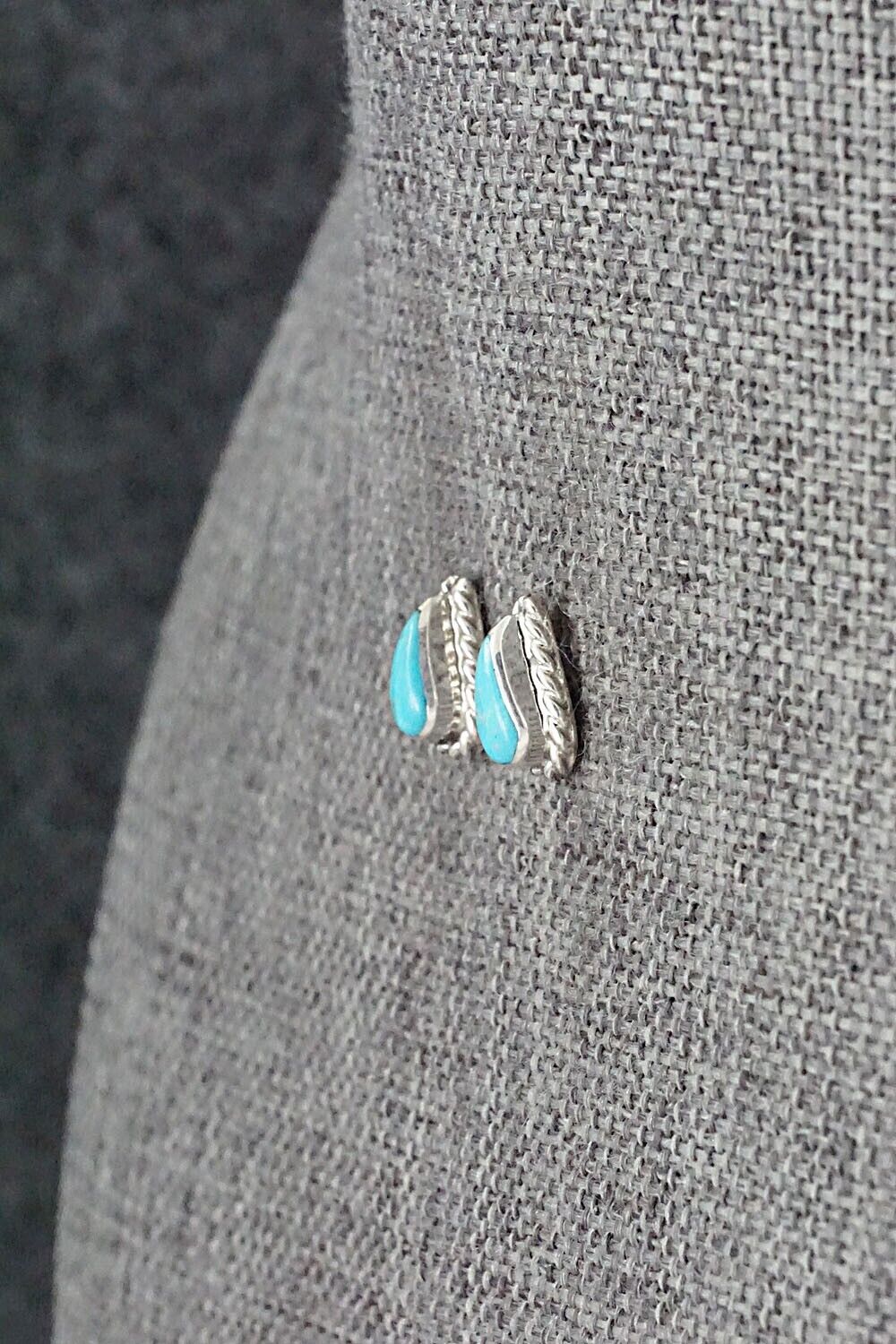 Turquoise & Sterling Silver Earrings - Gina Dosedo