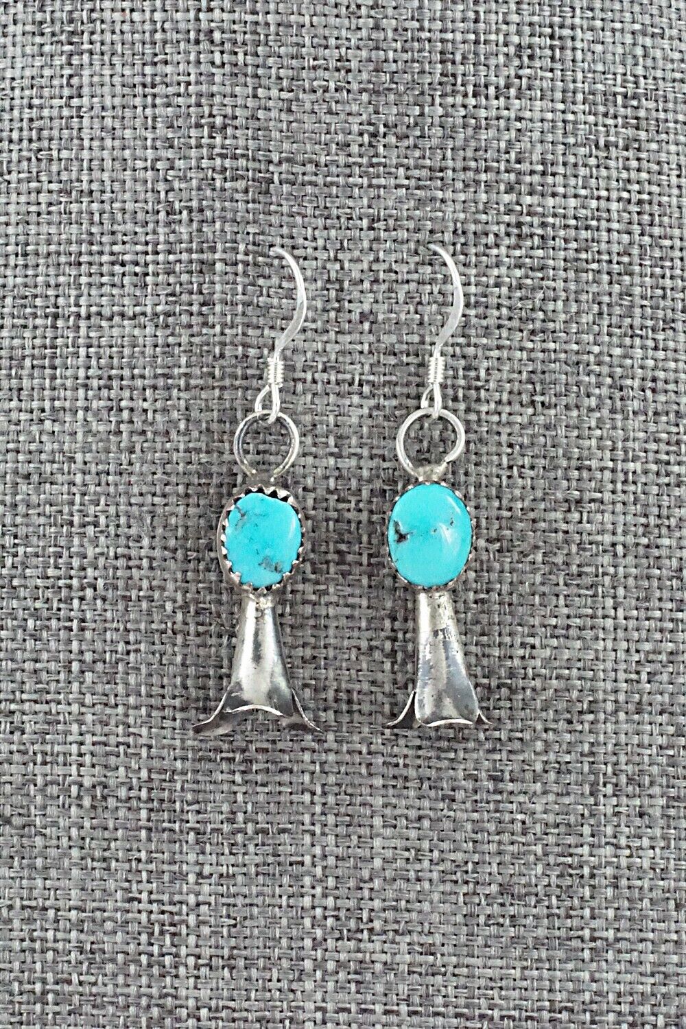 Turquoise & Sterling Silver Squash Blossom Set - Marie Kirlie