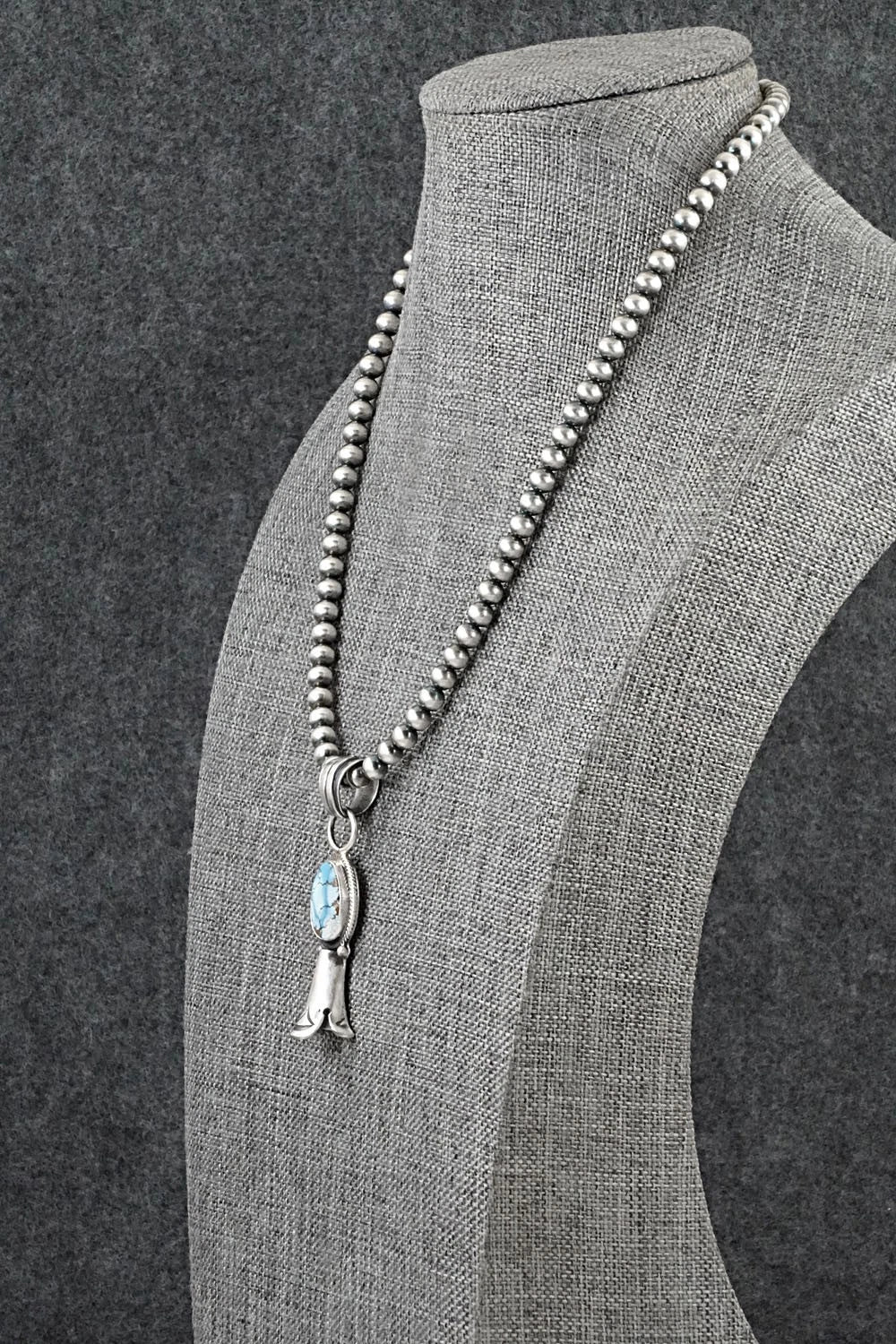 Turquoise & Sterling Silver Necklace - Sharon McCarthy