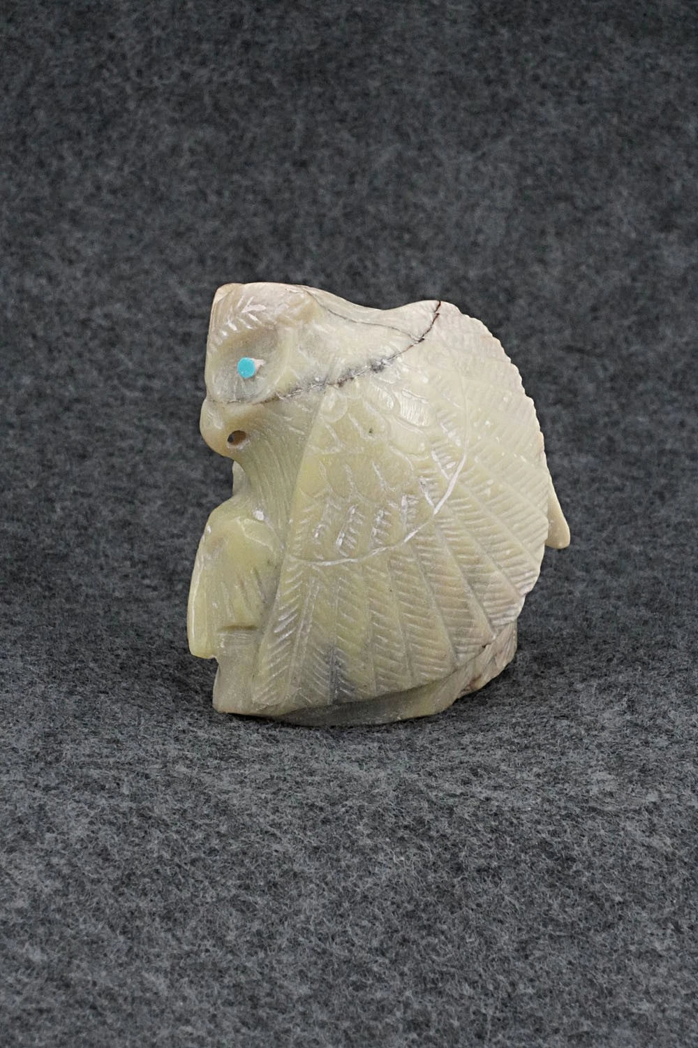 Owl Zuni Fetish Carving - Derrick Kammasee