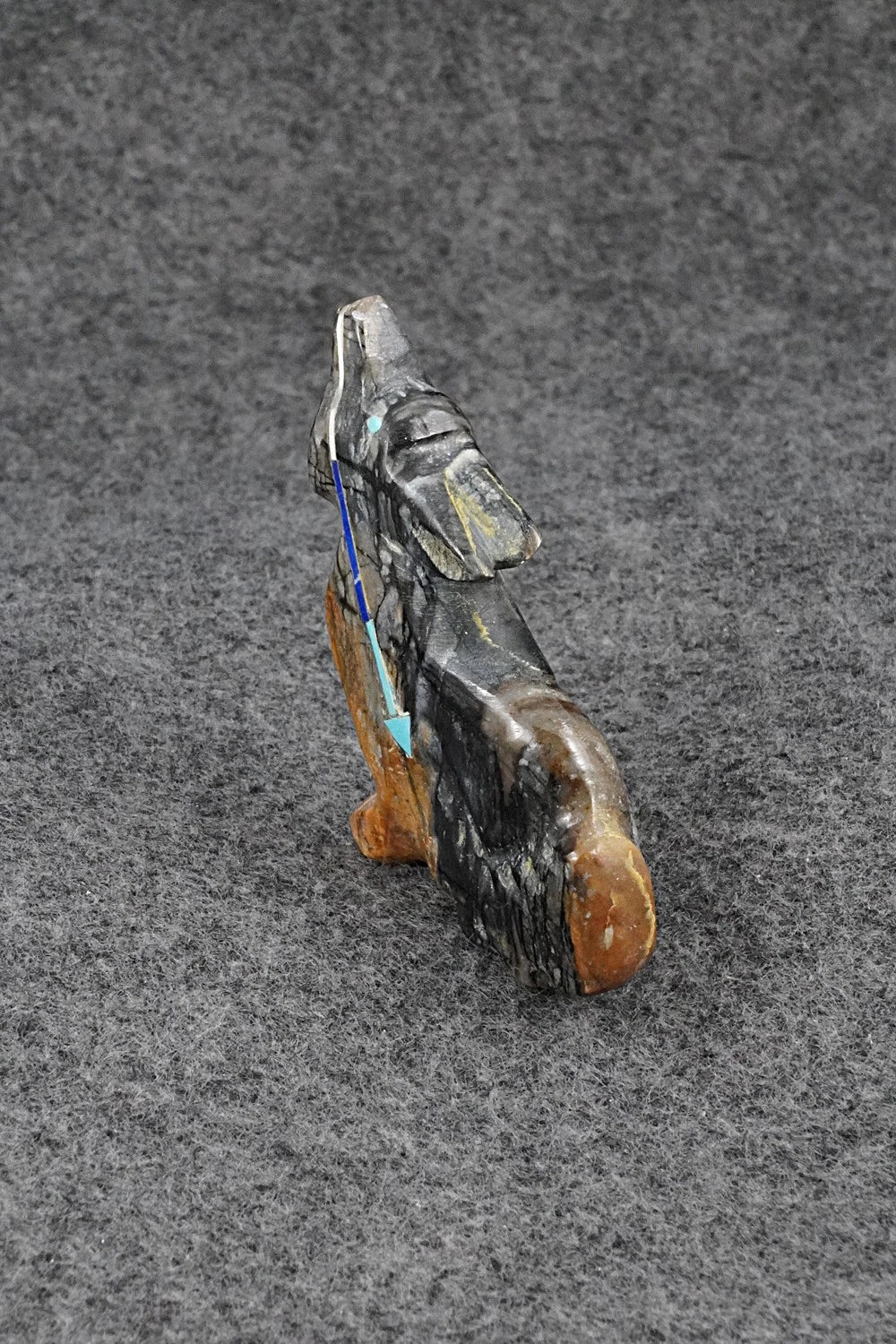 Wolf Zuni Fetish Carving - Andress Jernention