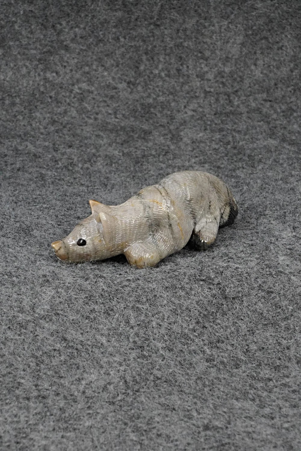 Badger Zuni Fetish Carving - Randy Lucio