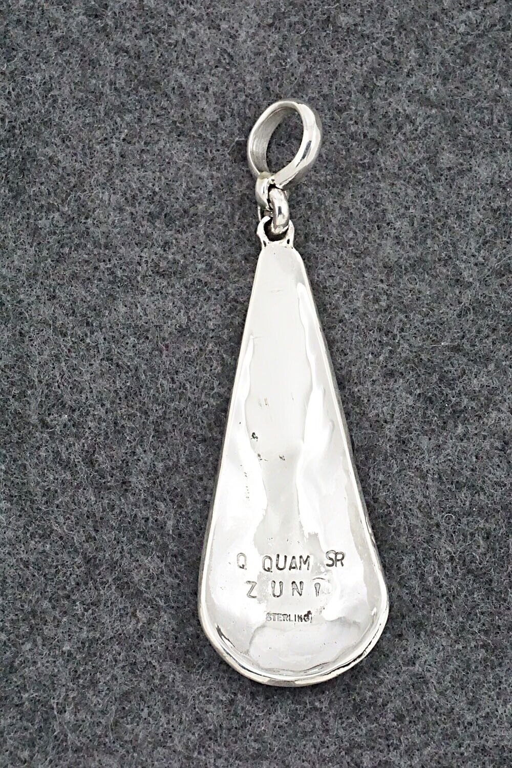 Multi-Stone & Sterling Silver Pendant - Quintin Quam Sr.