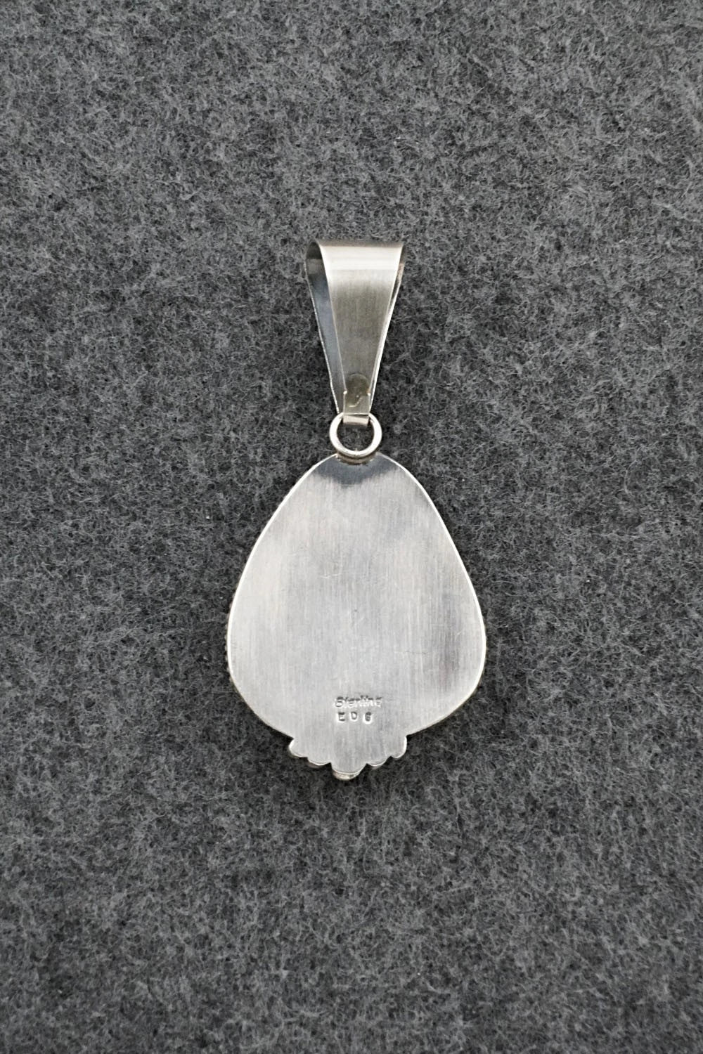 Turquoise & Sterling Silver Pendant - Eugene Gruber