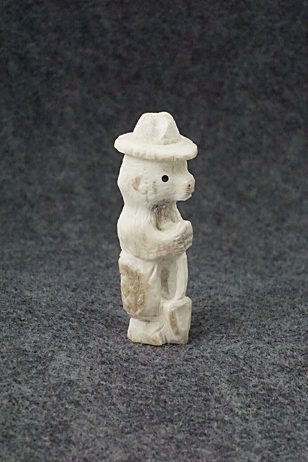 Smokey Bear Zuni Fetish Carving - Chris Peina