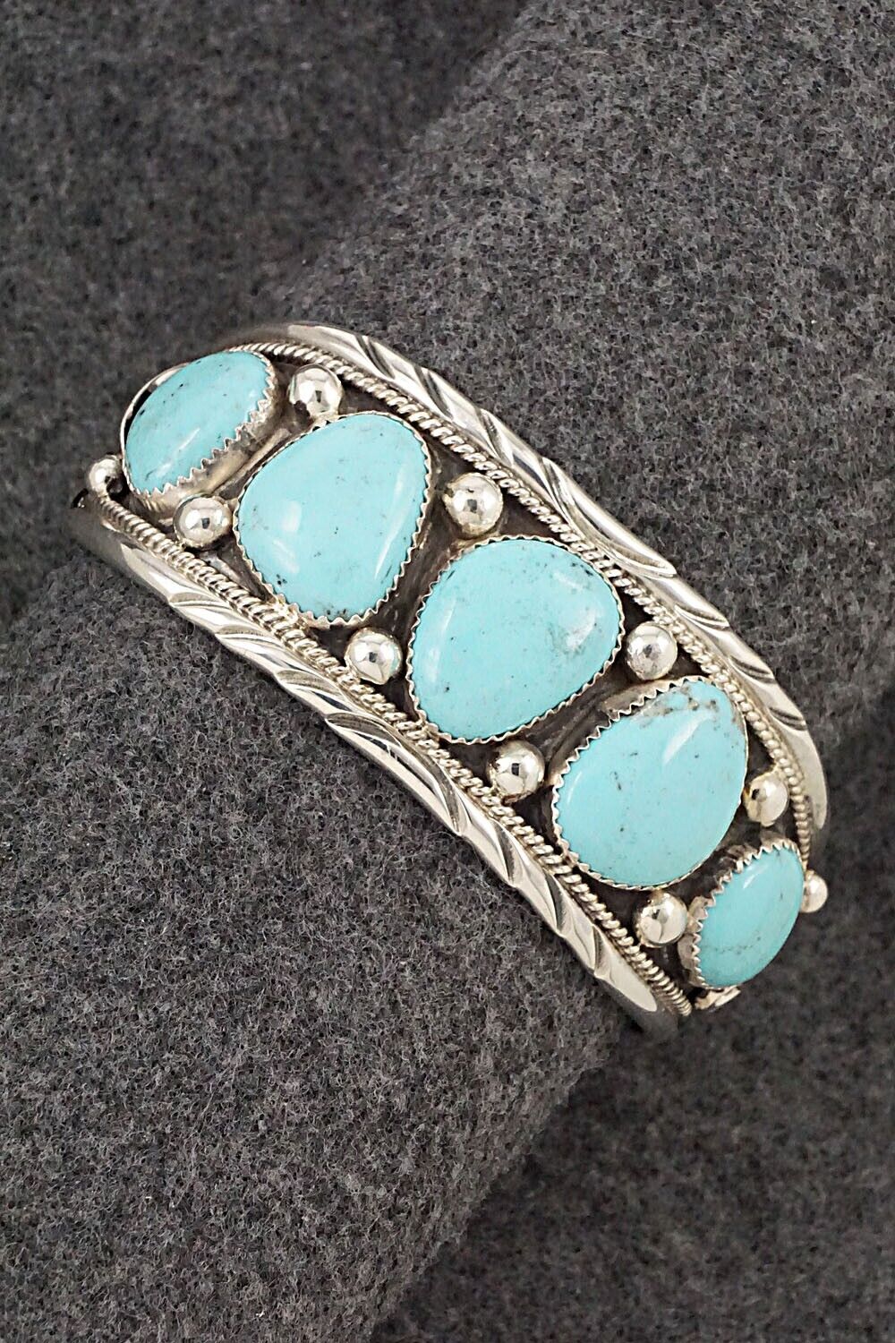 Turquoise & Sterling Silver Bracelet - Davey Morgan