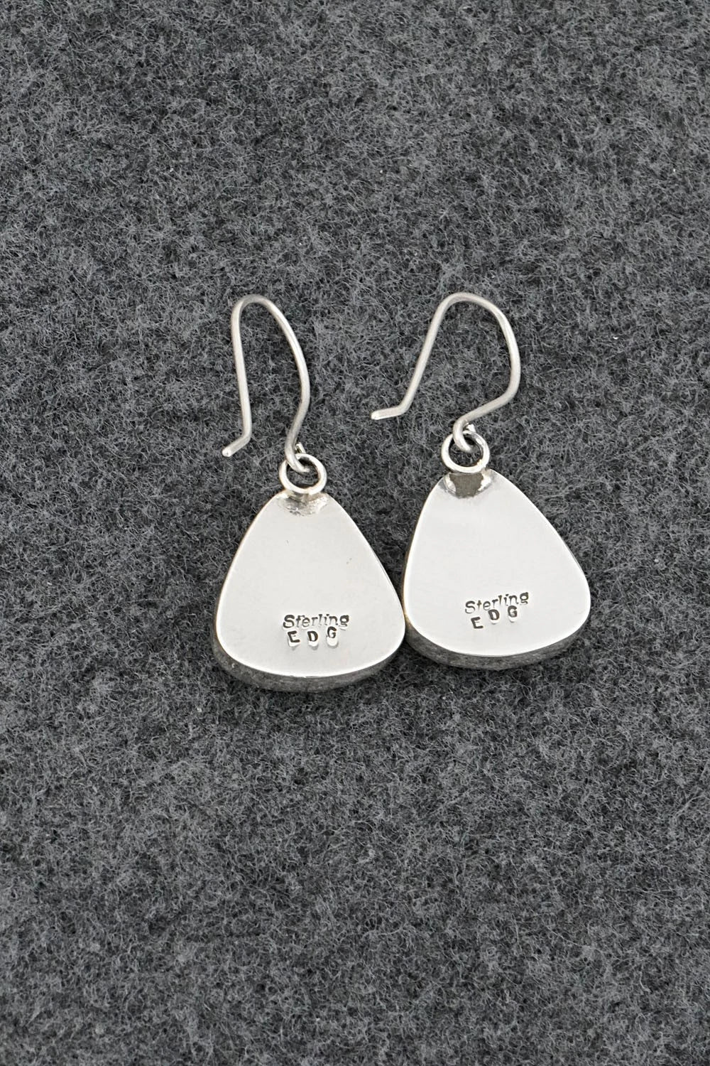 Turquoise & Sterling Silver Earrings - Eugene Gruber