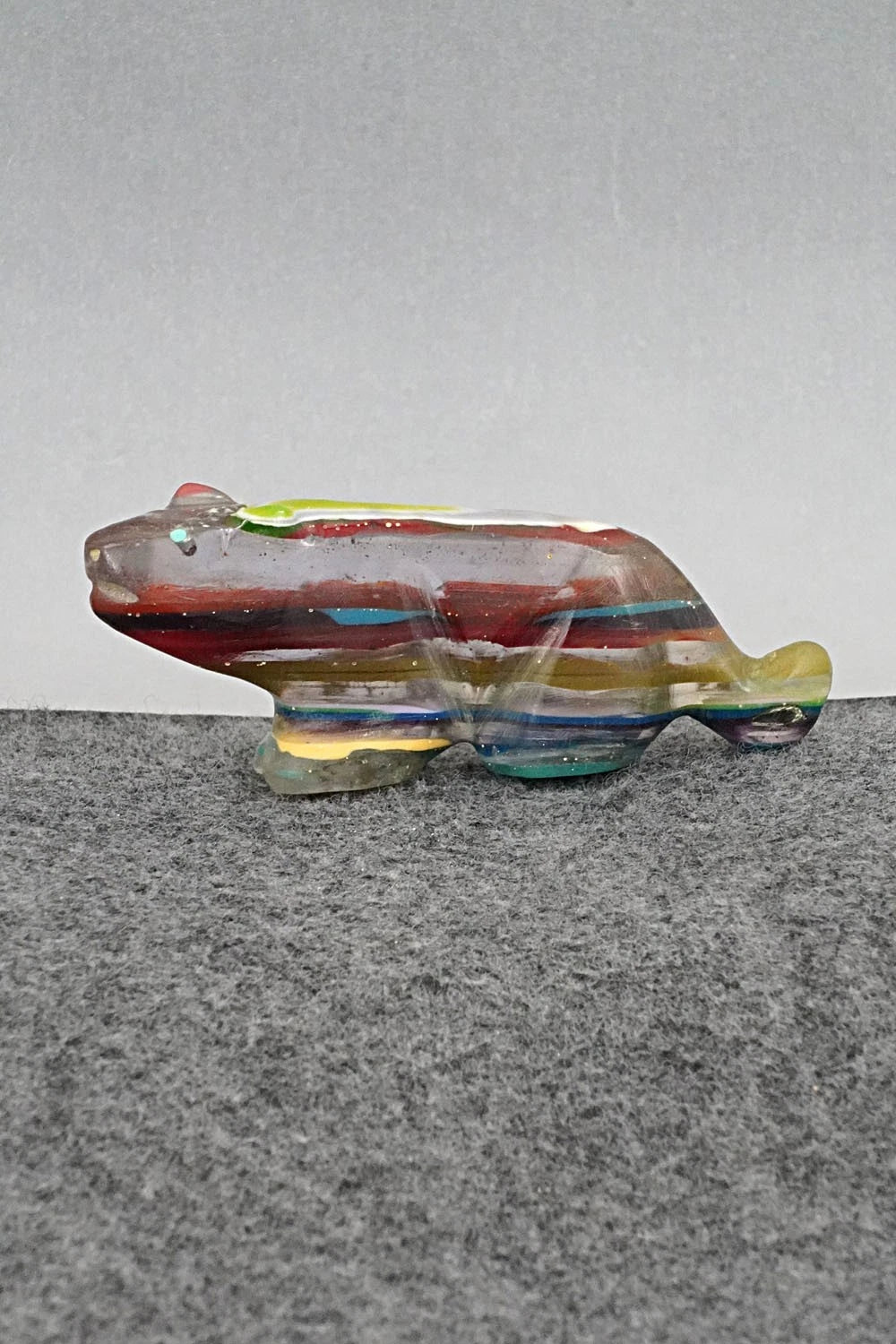 Mountain Lion Zuni Fetish Carving - David Chavez